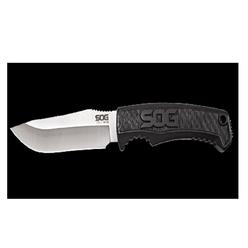 SOG Knives SOG Black Thermoplastic Rubber TPR Field Knife Fixed Blade Full Tang Stainless Knives