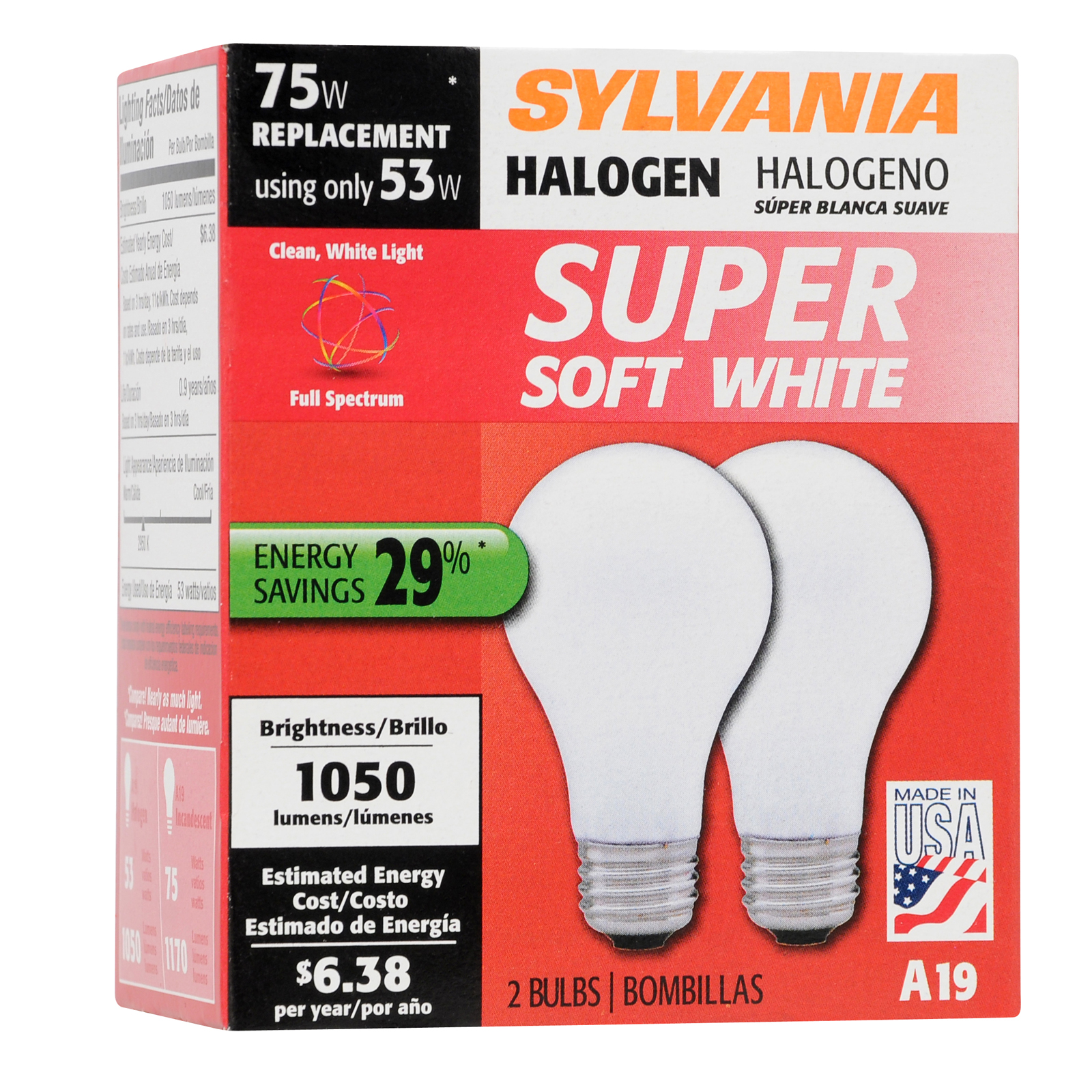 Sylvania 53W HAL A-LINE SW .02C 2 PACK Sylvania 53W HAL A-LINE SW .02C 2 PACK