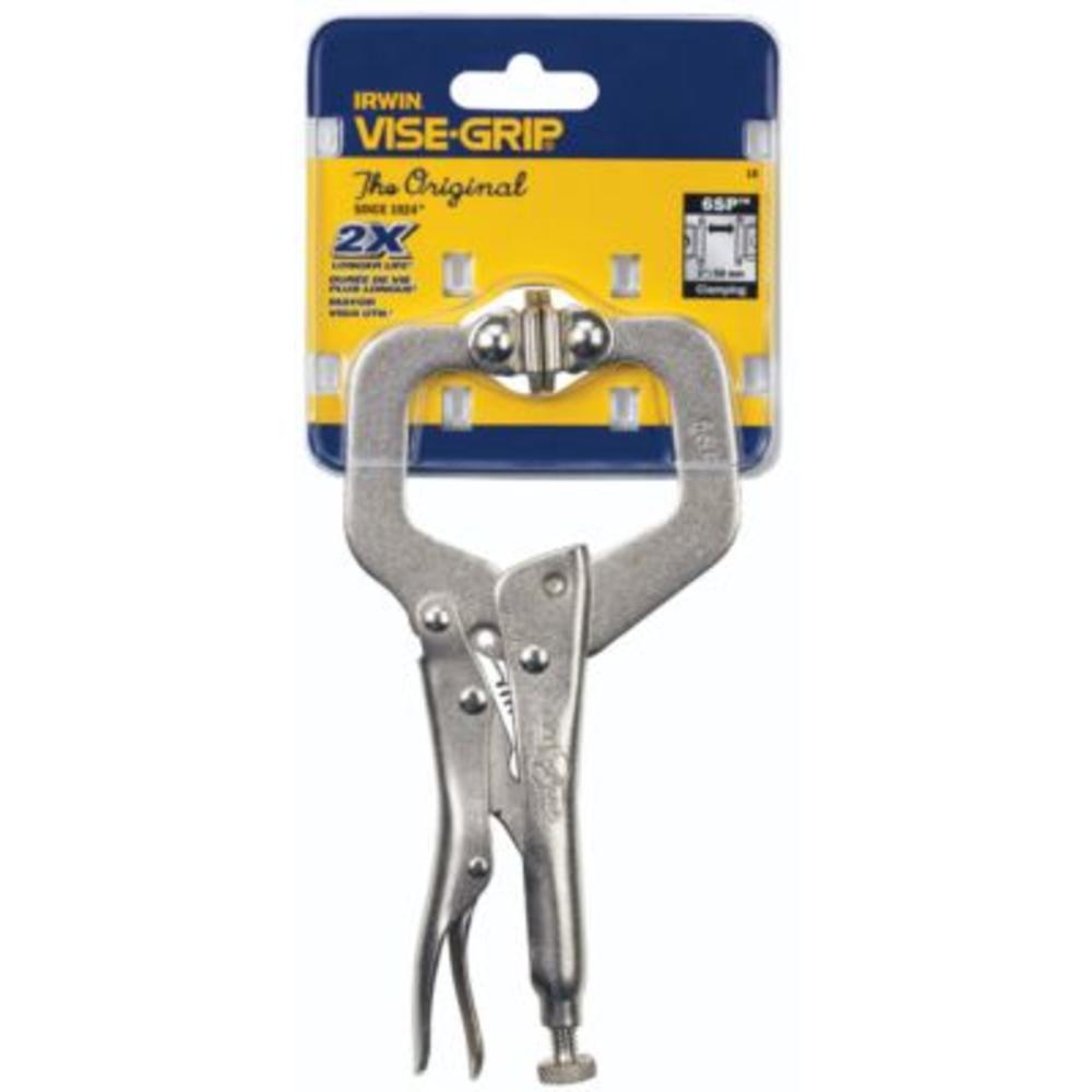 Irwin Locking Clamp with Swivel Pads - 6 in.