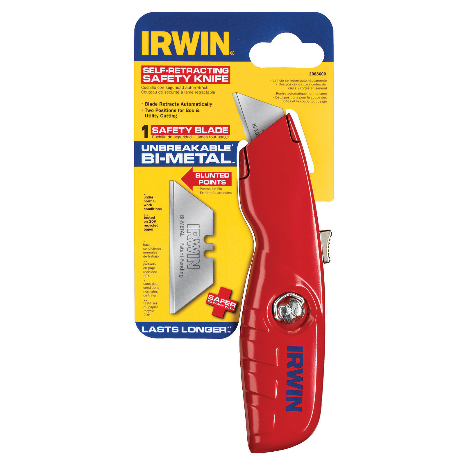 Irwin Self-Retracting Safety Utility Knife (2088600)