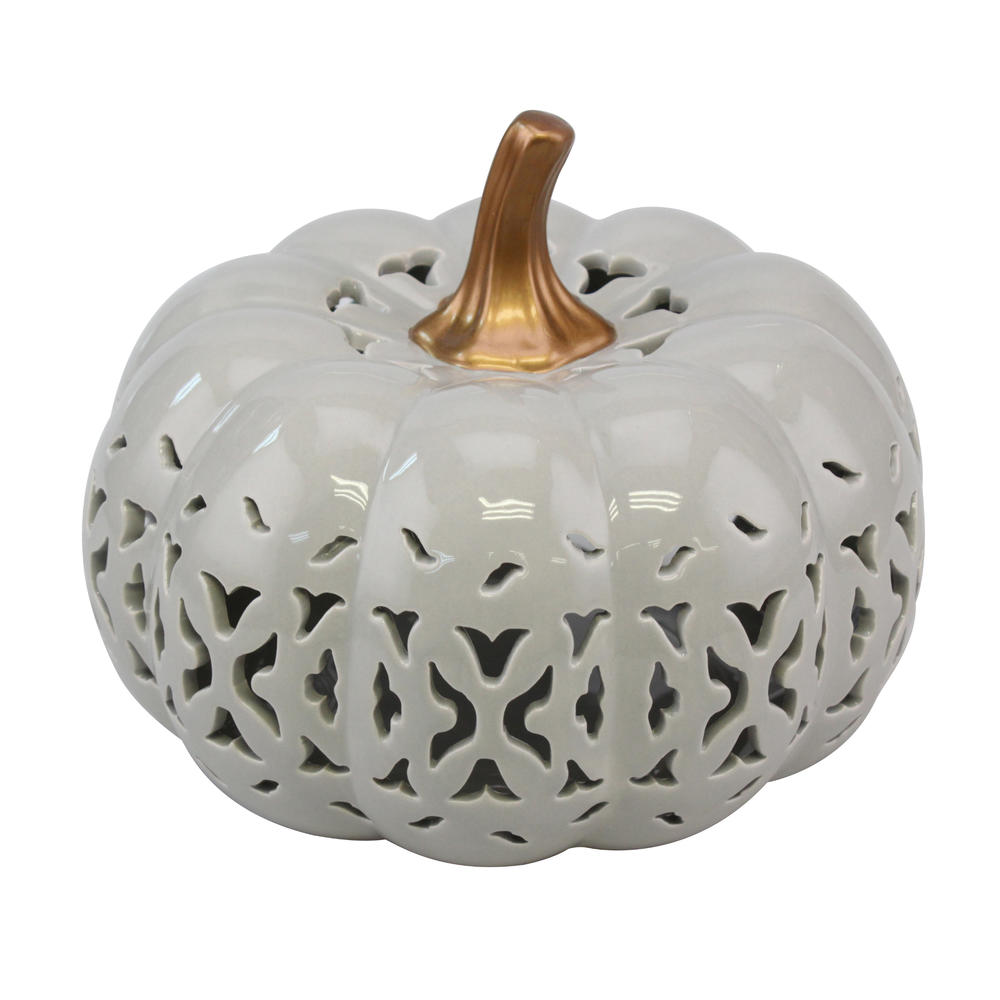 Pumpkin Ceramic Candle Holder