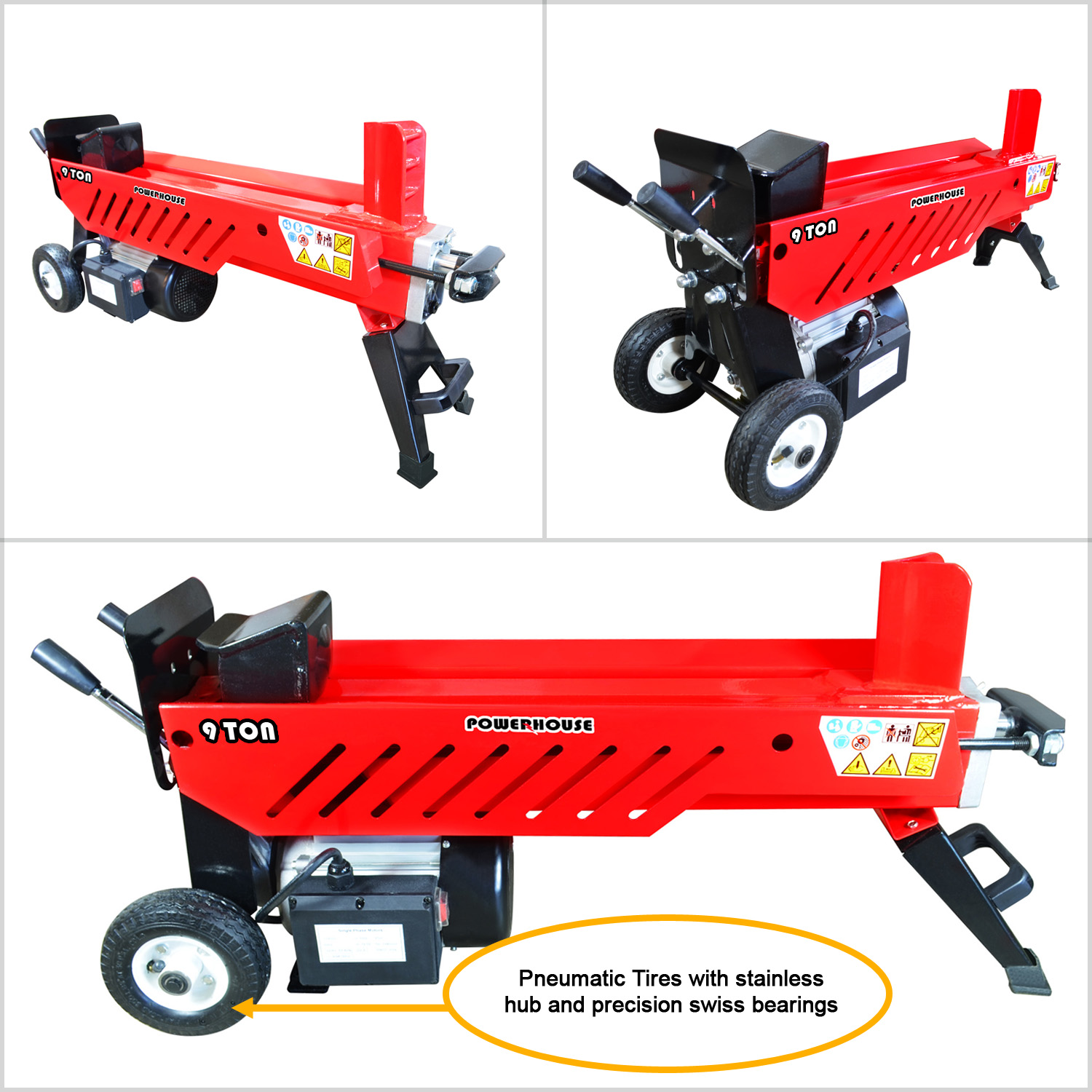 Powerhouse XM580 9 Ton Electric Hydraulic Log Splitter Shop Your Way