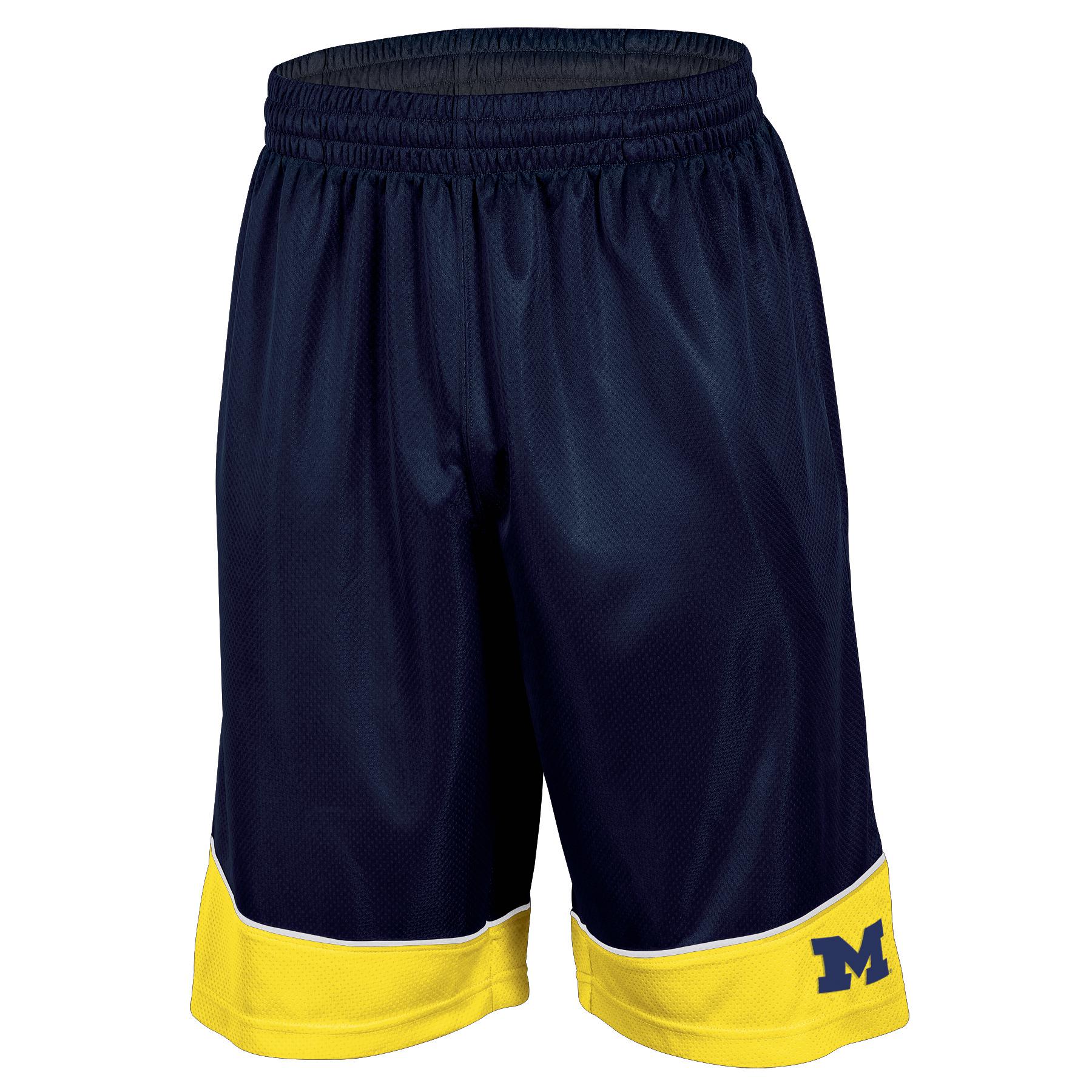 NCAA Men's Big & Tall Basketball Shorts - Michigan Wolverines