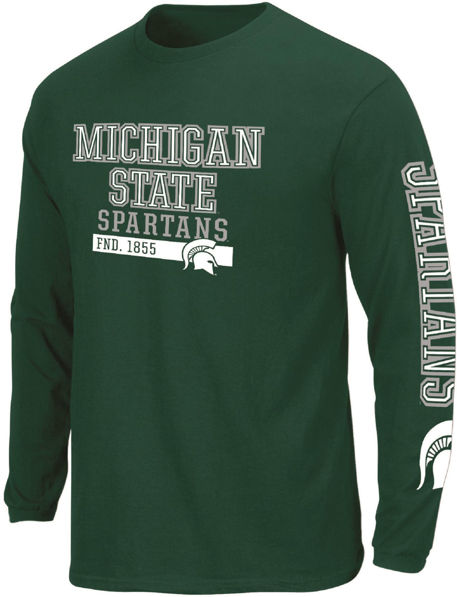 UPC 191646285996 - Ncaa Men's Long-Sleeve T-Shirt - Michigan State ...