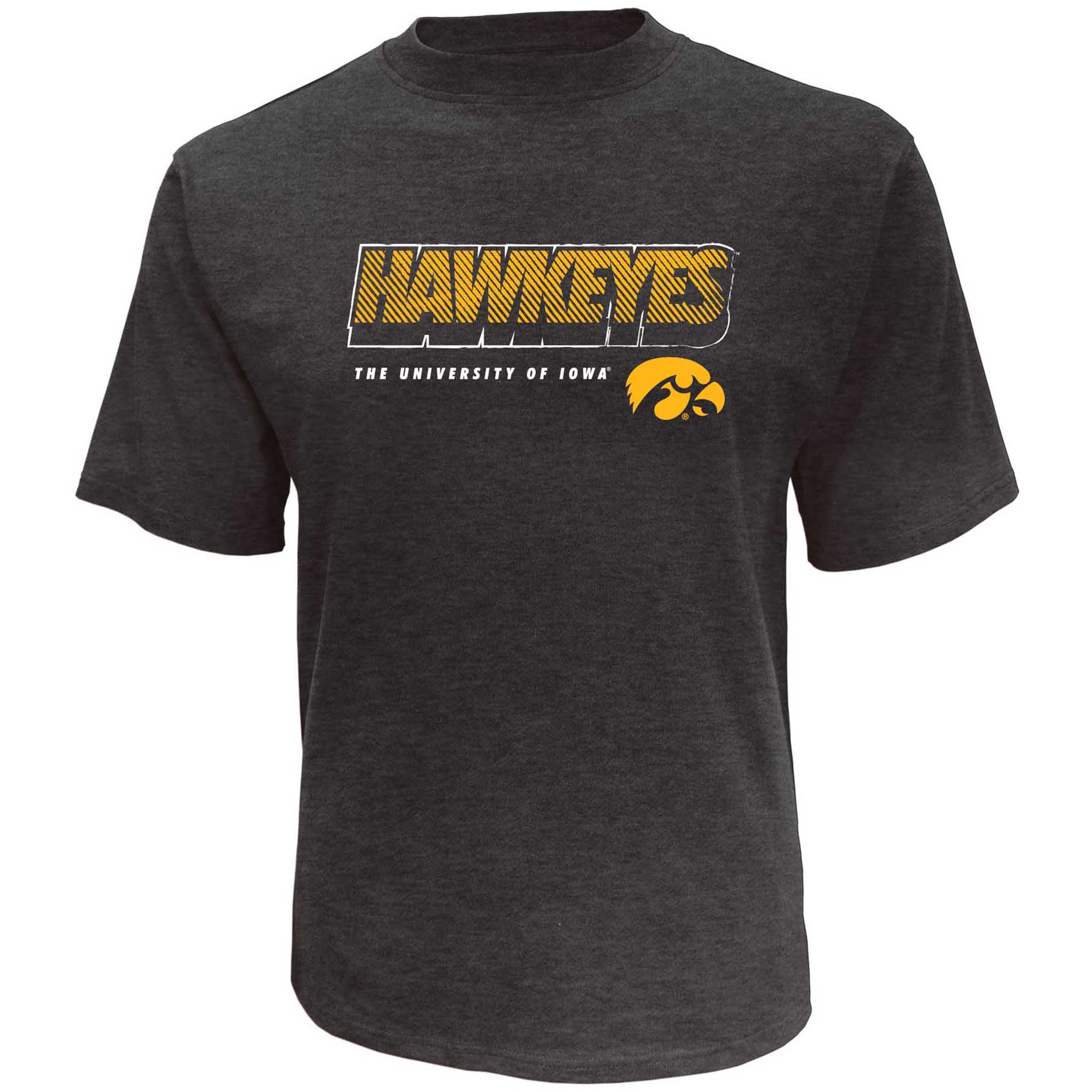 NCAA Men's Big & Tall University of Iowa Hawkeyes Short Sleeve Print Tee