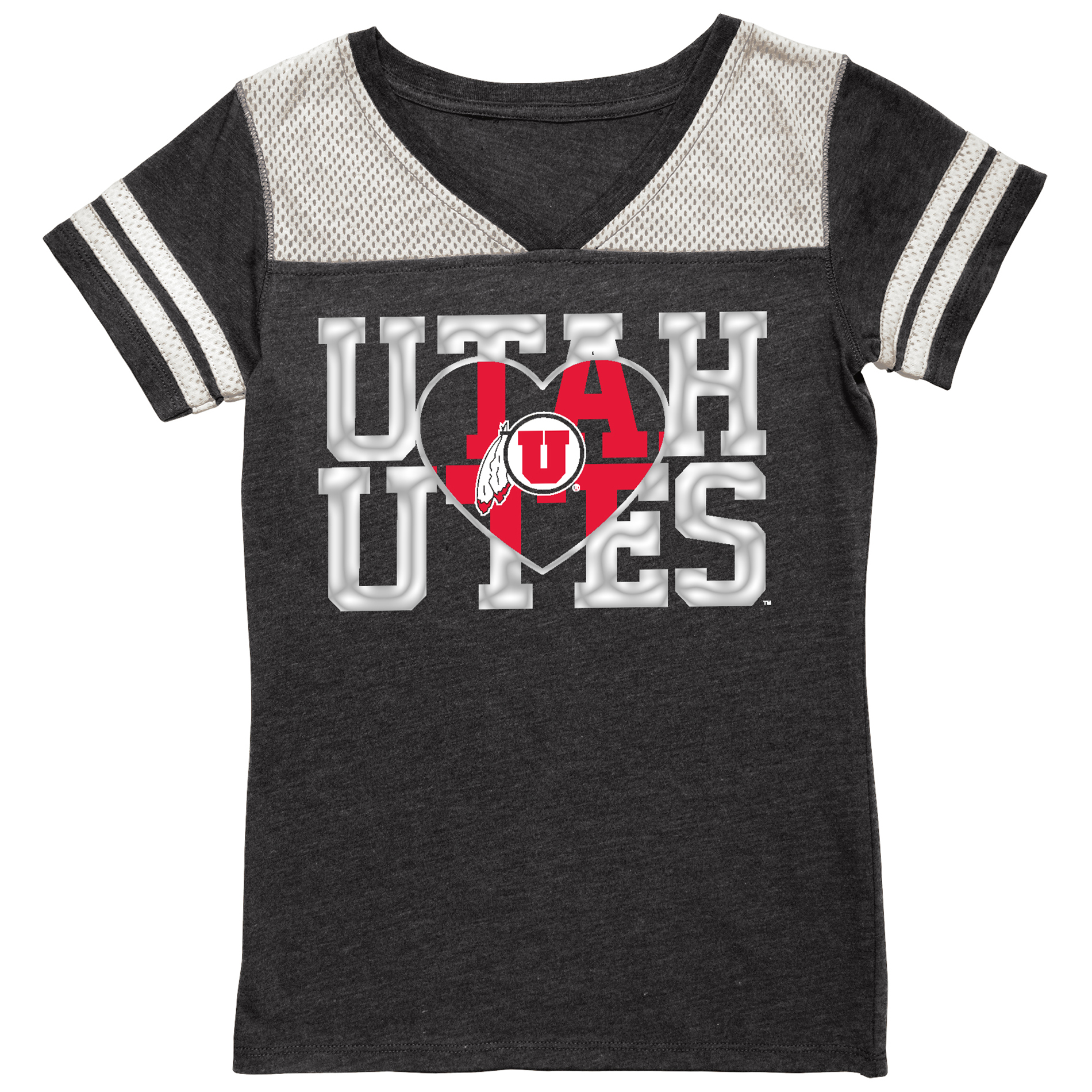 NCAA Girls' University of Utah Utes Foil Tee