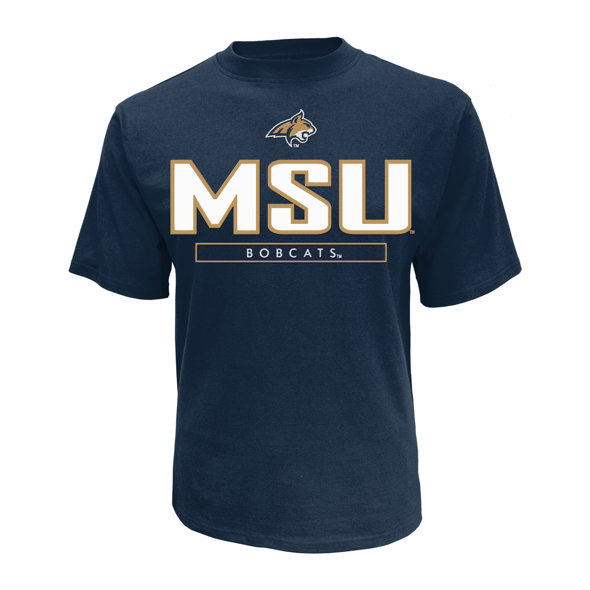 petite NCAA Men’s Short-Sleeve Applique T-Shirt - Montana State Bobcats, Size: XL petite NCAA Men’s Short-Sleeve Applique T-Shirt - Montana State Bobcats, Size: XL