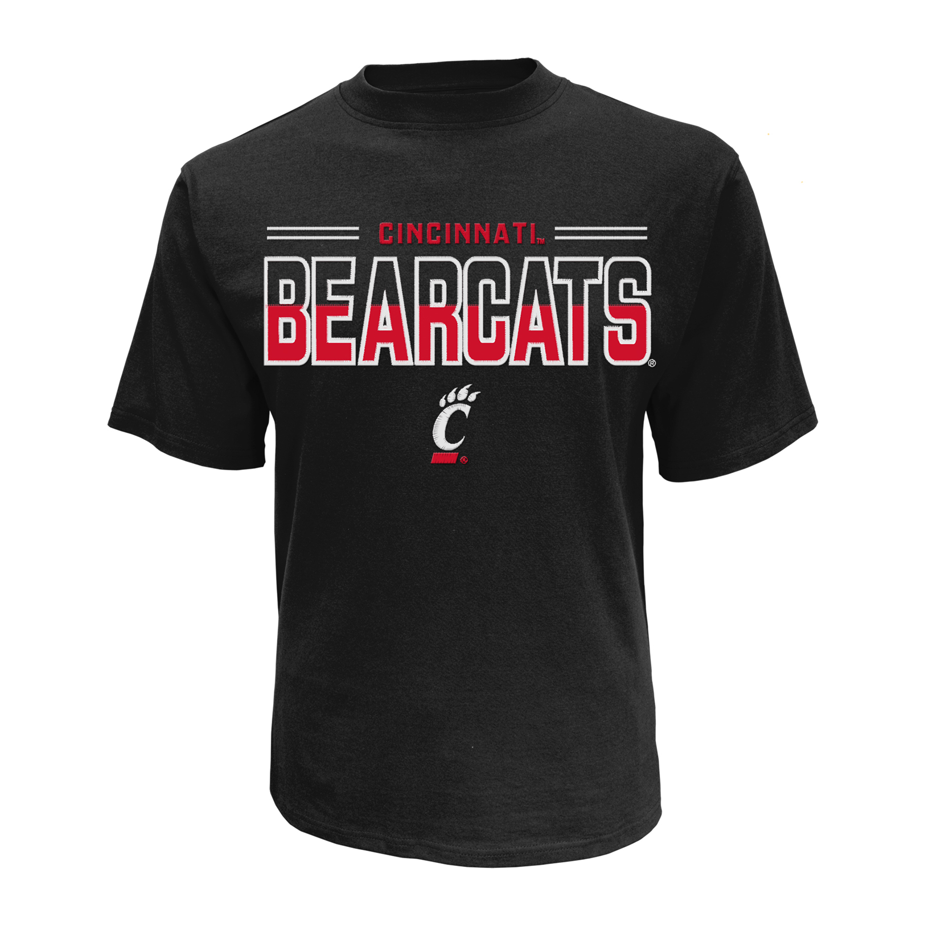 NCAA Men&#8217;s Short-Sleeve Applique T-Shirt - Cincinnati Bearcats