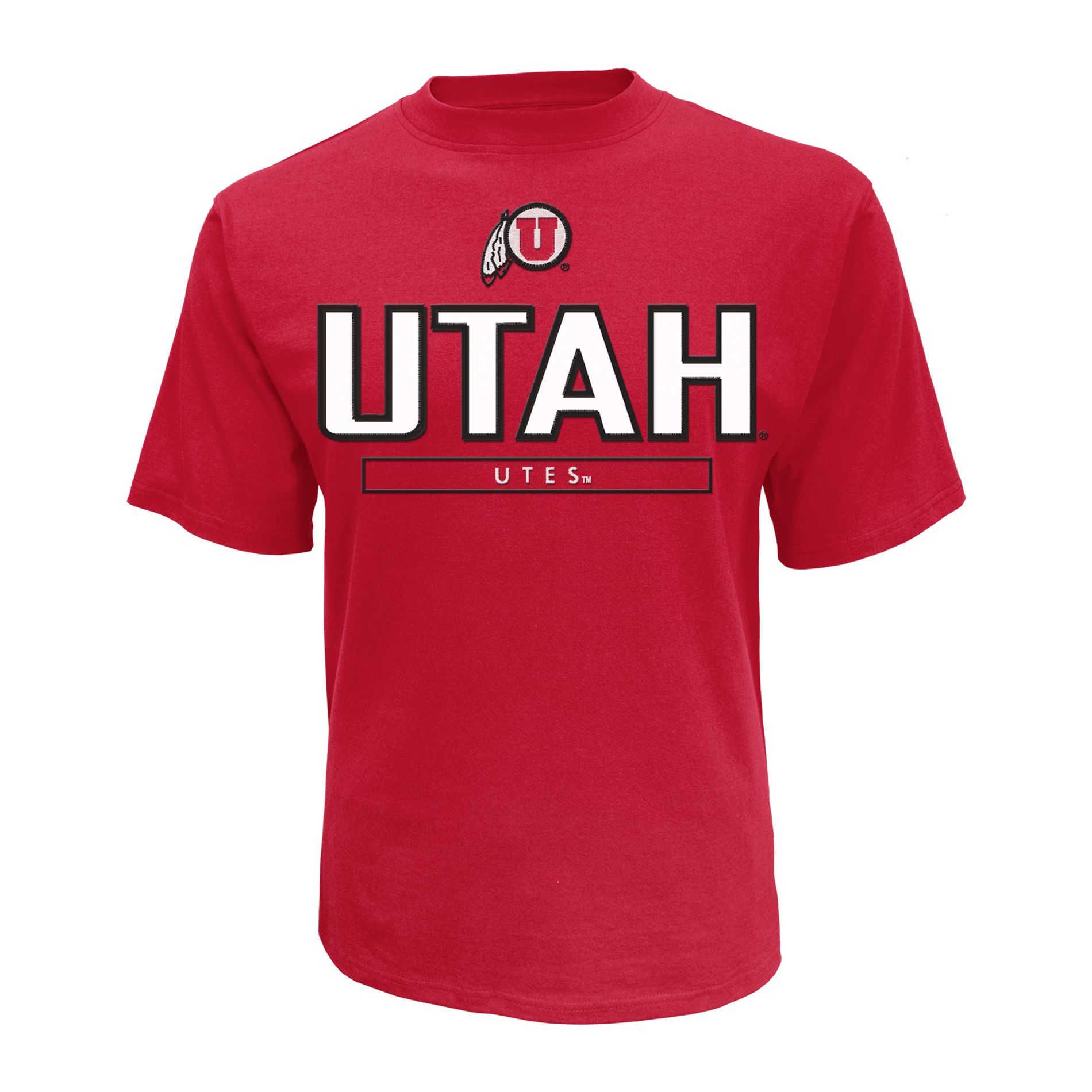 NCAA Men&#8217;s Short-Sleeve Applique T-Shirt - Utah Utes
