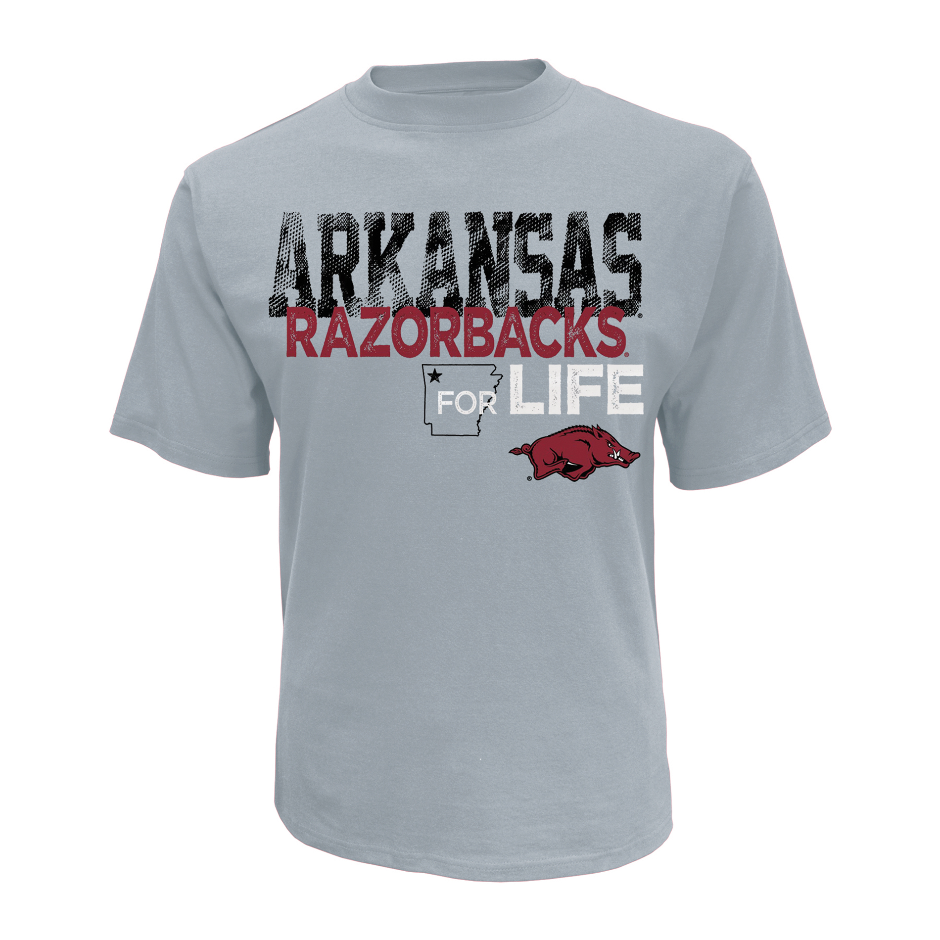 NCAA Arkansas State Arch Logo T-Shirt – Team Color, Black, X-Large (Printed In USA)