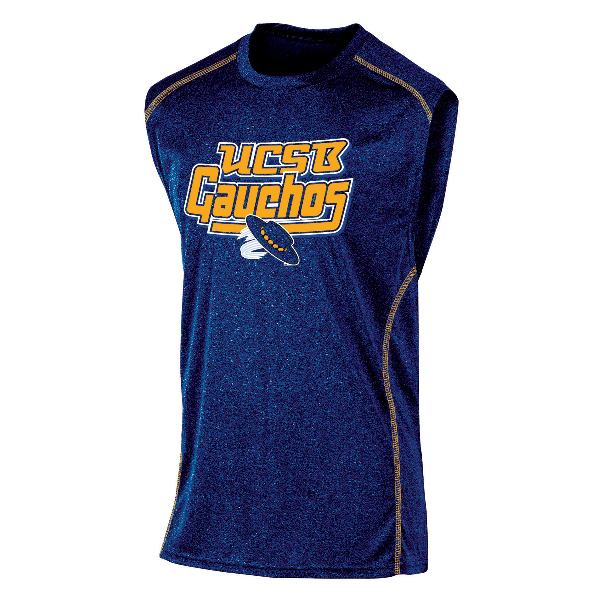 NCAA Men&#8217;s Big & Tall Sleeveless Athletic T-Shirt - UC Santa Barbara Gauchos