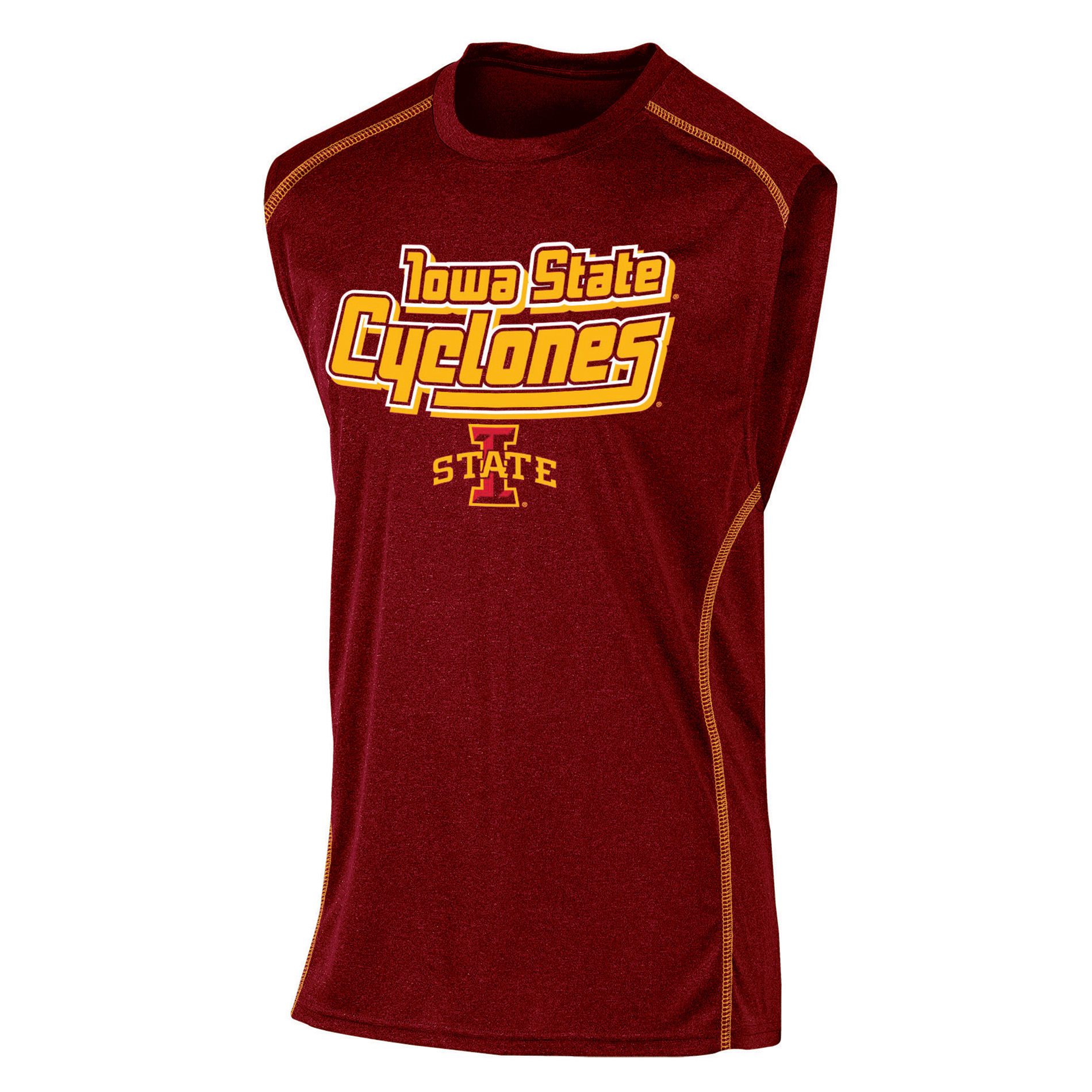 NCAA Men’s Sleeveless Athletic T-Shirt - Iowa State Cyclones, Size: XL NCAA Men’s Sleeveless Athletic T-Shirt - Iowa State Cyclones, Size: XL