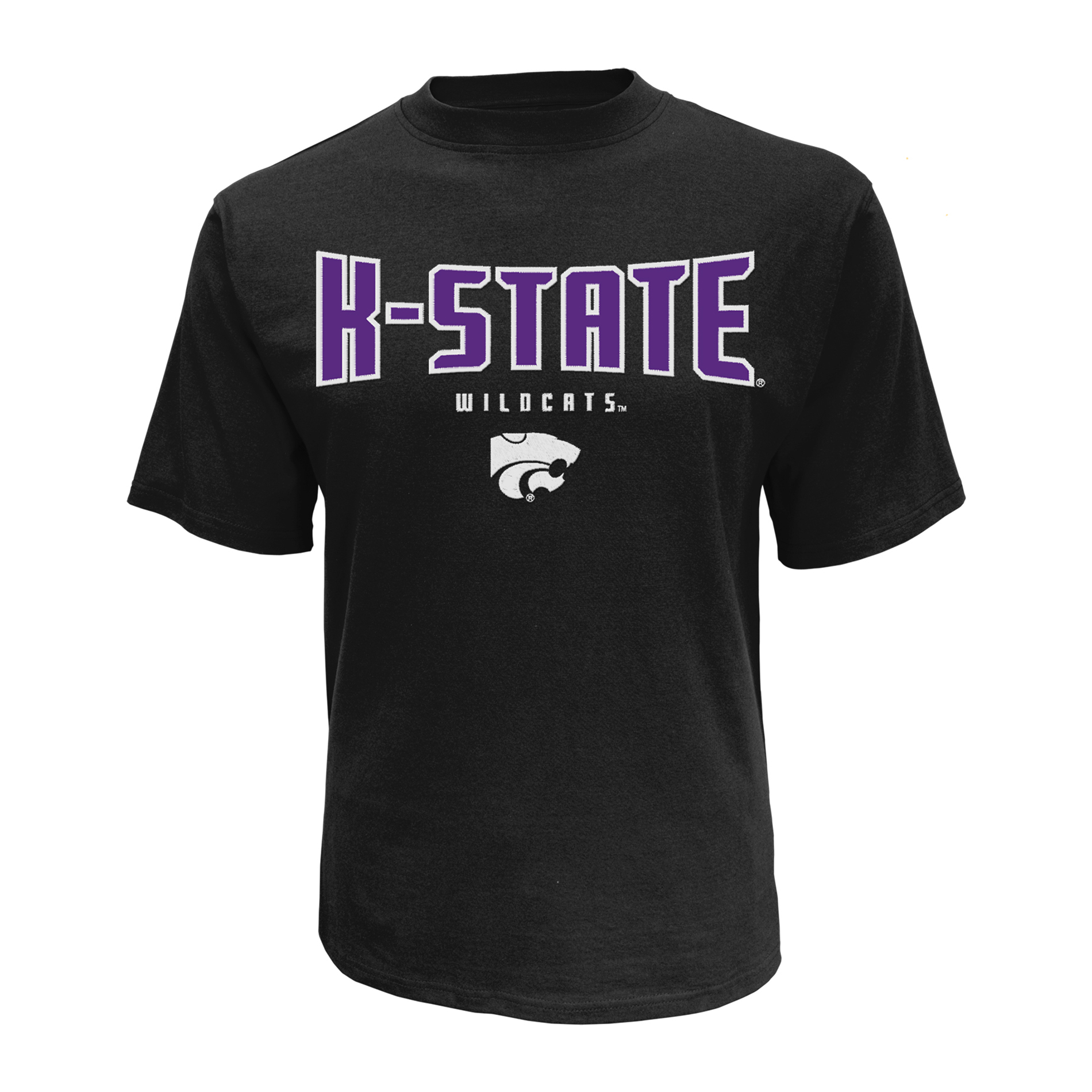 NCAA Men&#8217;s Short-Sleeve Applique T-Shirt - Kansas State Wildcats
