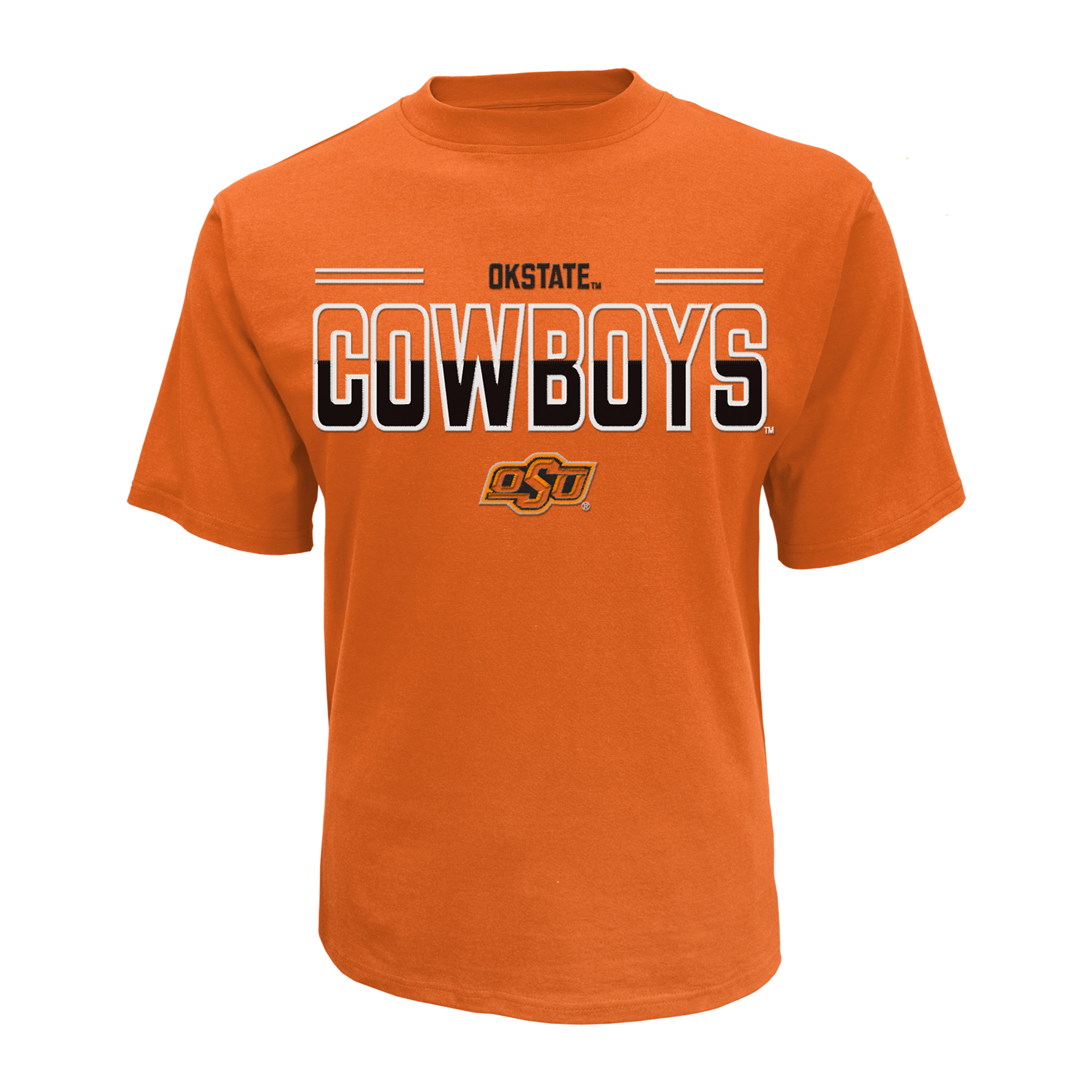 NCAA Men&#8217;s Short-Sleeve Applique T-Shirt - Oklahoma State Cowboys