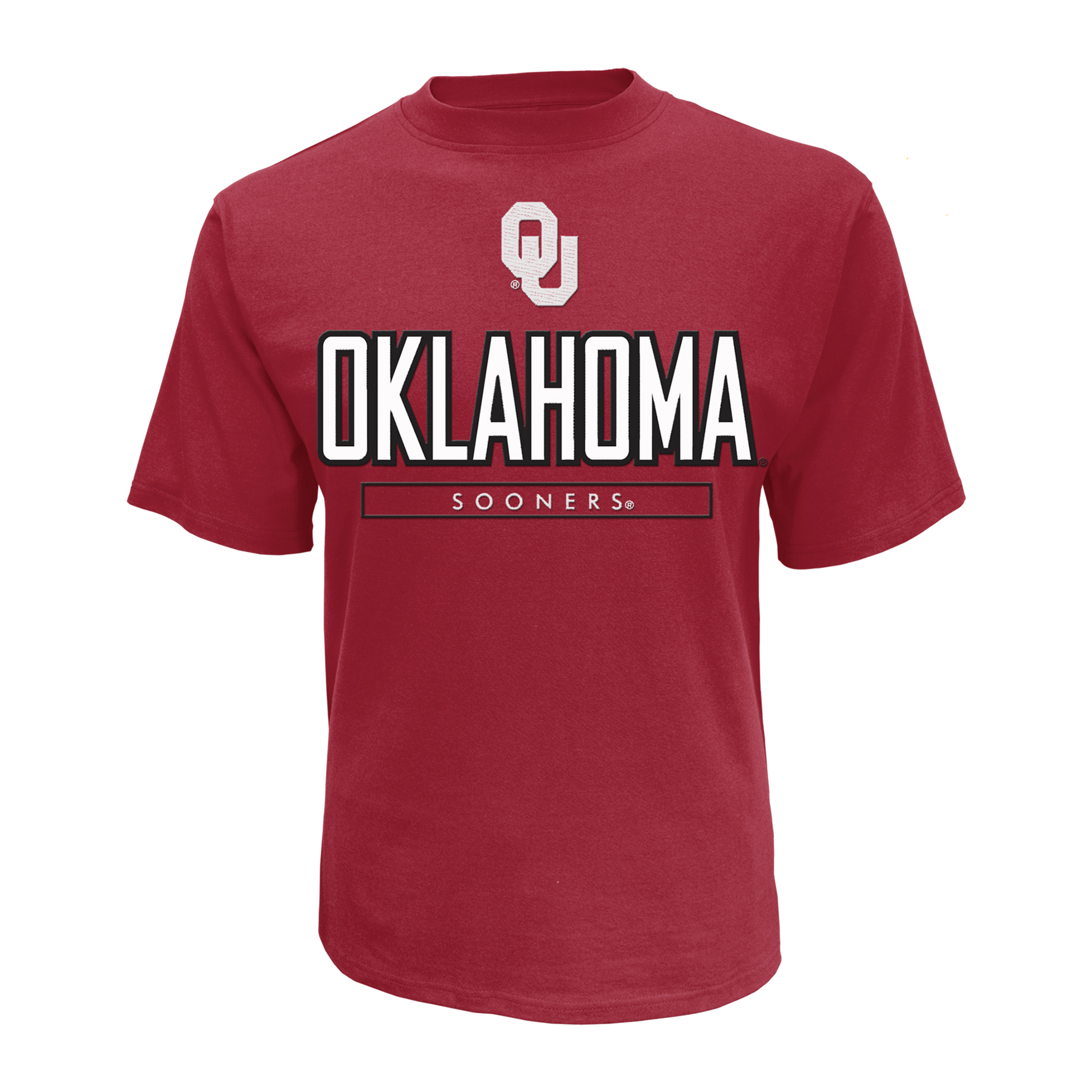 NCAA Men&#8217;s Short-Sleeve Applique T-Shirt - Oklahoma Sooners