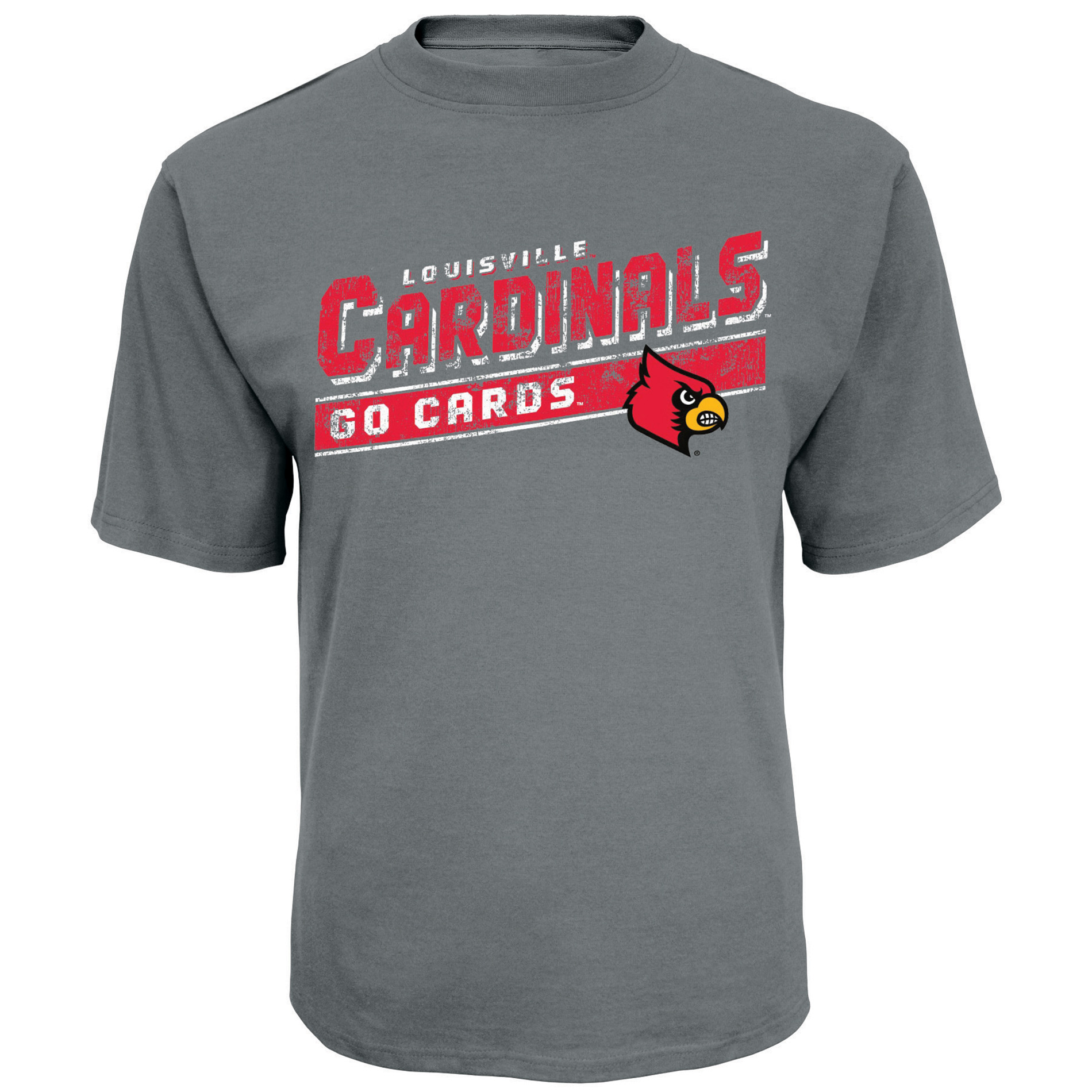 NCAA Men&#8217;s Short-Sleeve Athletic Fit T-Shirt - Louisville Cardinals