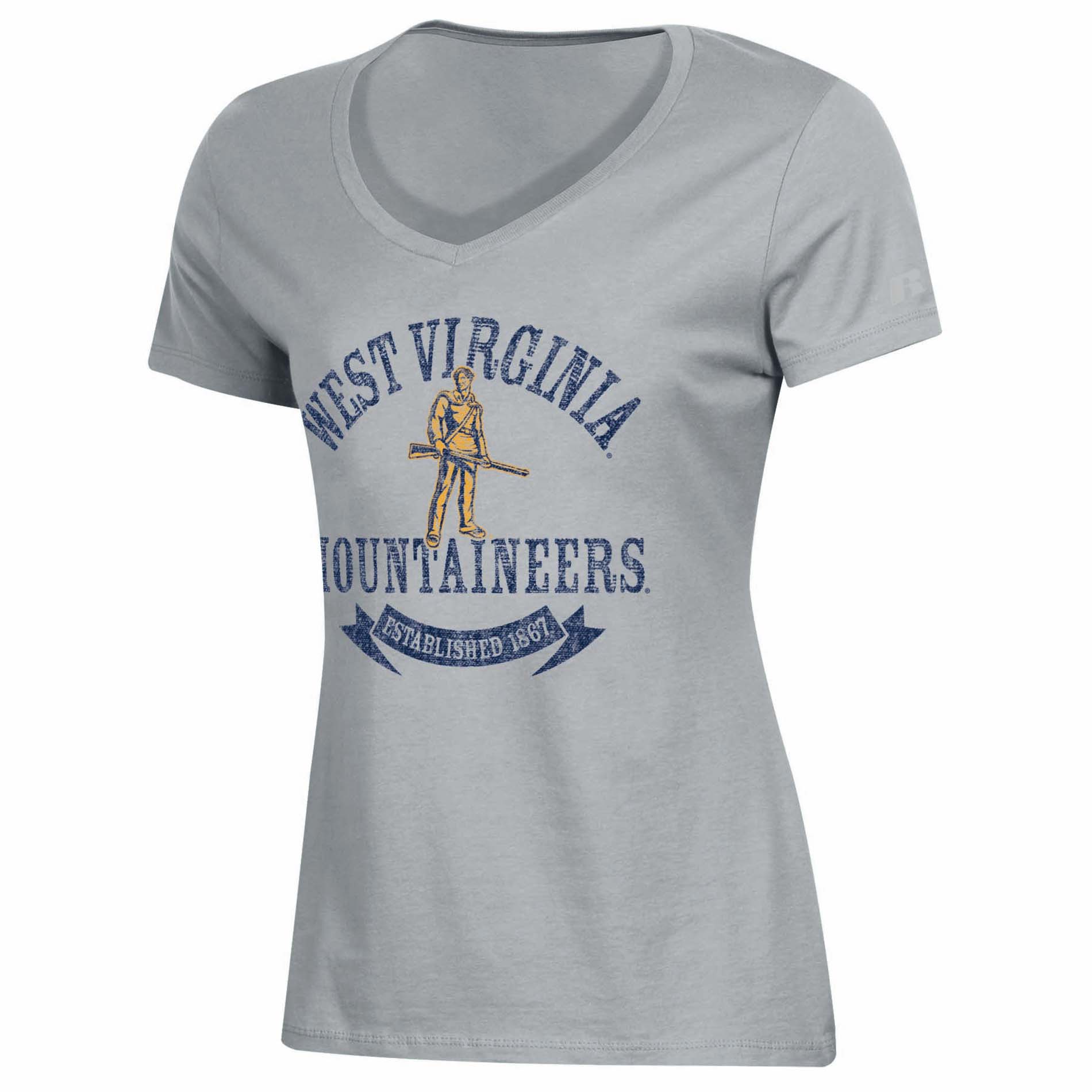 NCAA Women’s V-Neck T-Shirt – West Virginia Mountaineers, Size: Small NCAA Women’s V-Neck T-Shirt – West Virginia Mountaineers, Size: Small