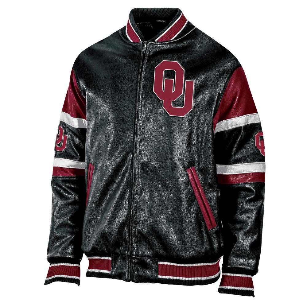 NCAA Men's Bomber Jacket University of Oklahoma Sooners