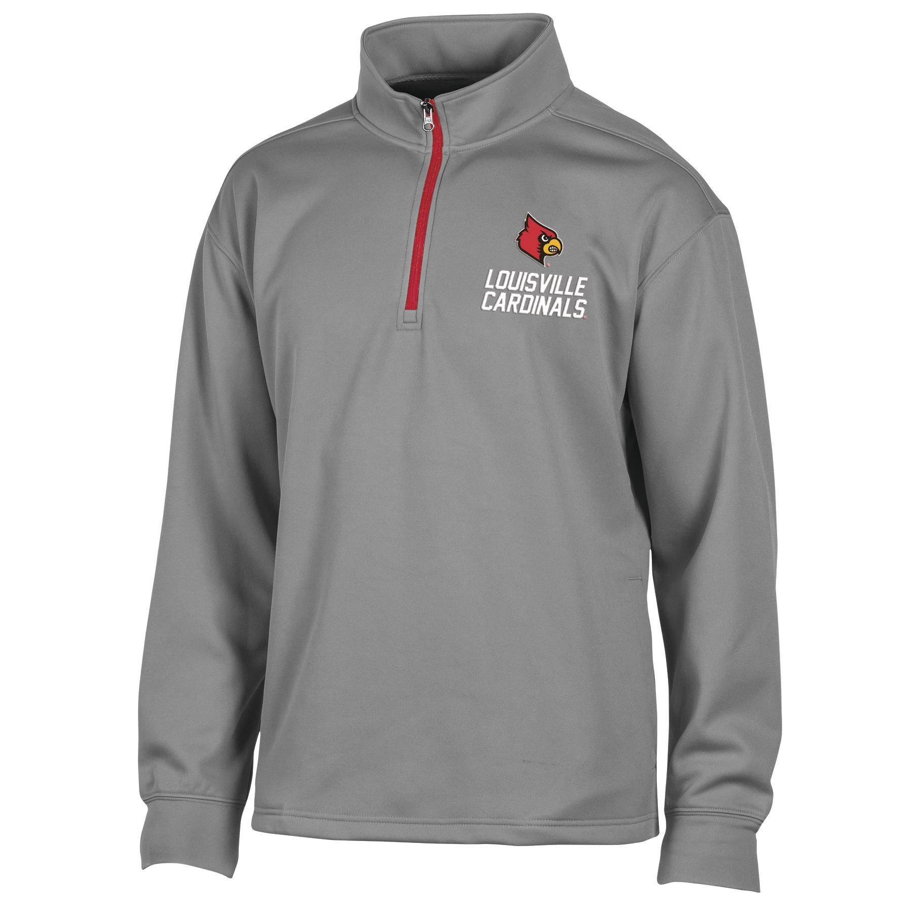 NCAA Men's Quarter-Zip Shirt - University of Louisville Cardinals