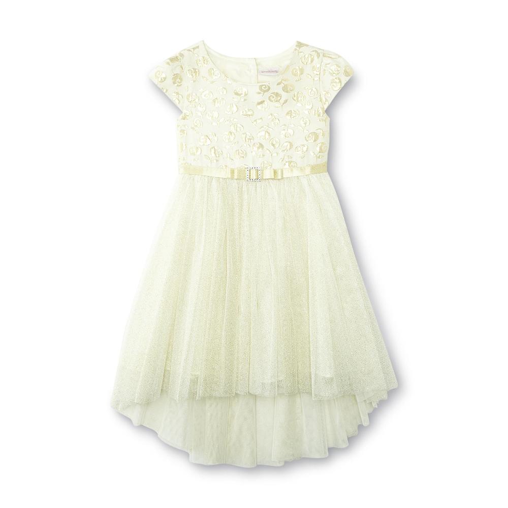 Youngland Girl's Glitter Occasion Dress