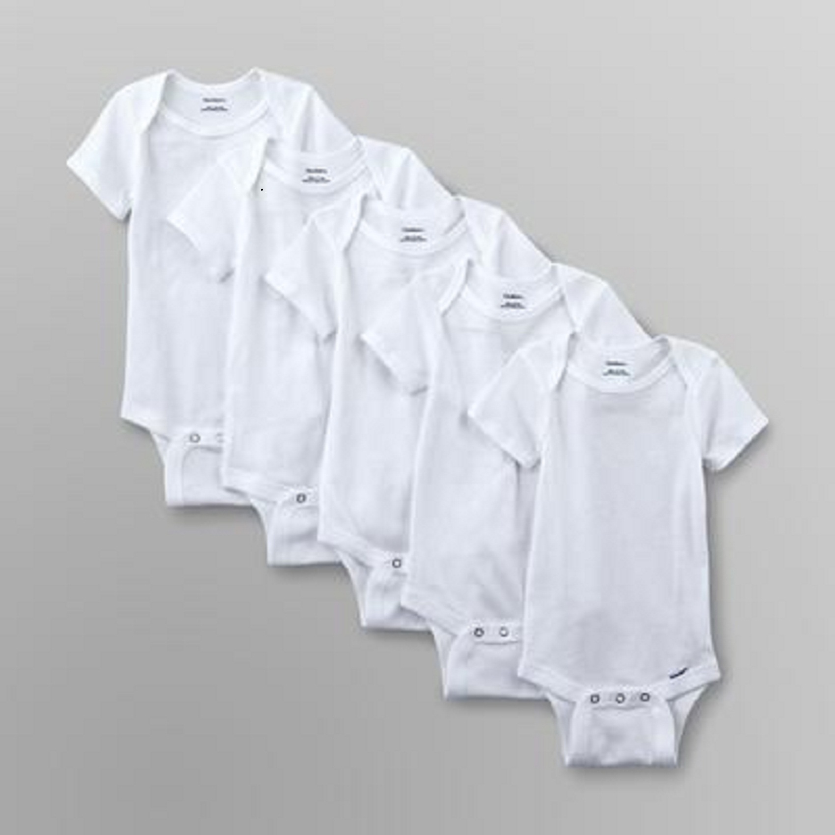 Gerber Newborn's ShortSleeve Onesies 5Pack