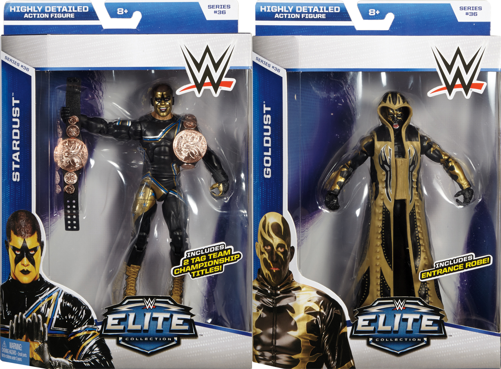 WWE PACKAGE DEAL Goldust & Stardust - Elite 36 Toy ...
