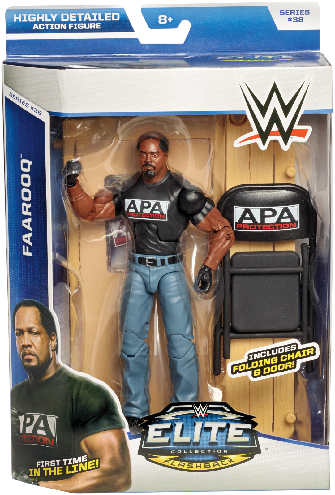 WWE Faarooq (APA)   WWE Elite 38 Toy Wrestling Action Figure   Toys