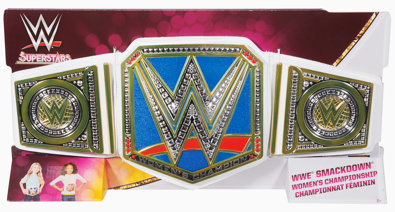 WWE SmackDown Women's Championship - Kids Toy Wrestling Belt WWE SmackDown Women's Championship - Kids Toy Wrestling Belt