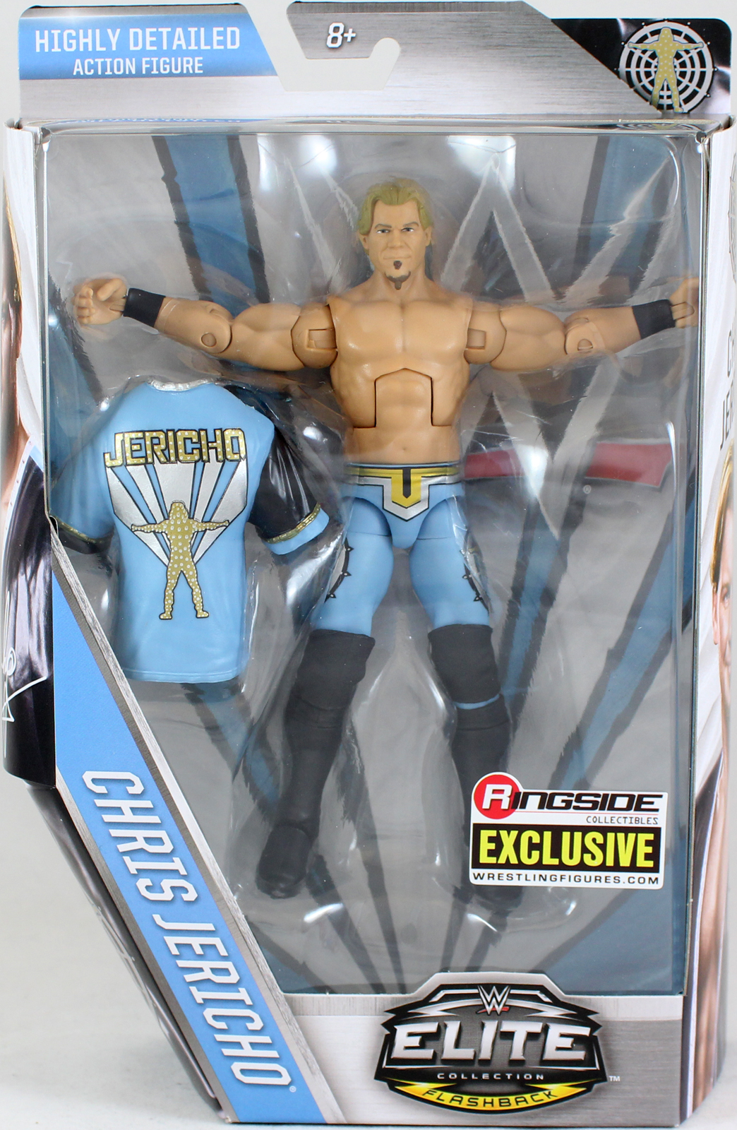 WWE Y2J Chris Jericho - Ringside Collectibles Elite Flashback Exclusive Toy Wrestling Action Figure WWE Y2J Chris Jericho - Ringside Collectibles Elite Flashback Exclusive Toy Wrestling Action Figure