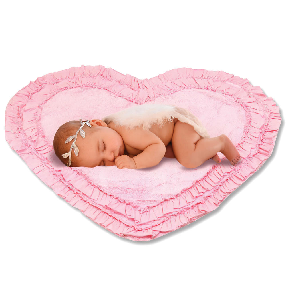 Tender Kisses Infants&#8217; Plush Blanket - Heart