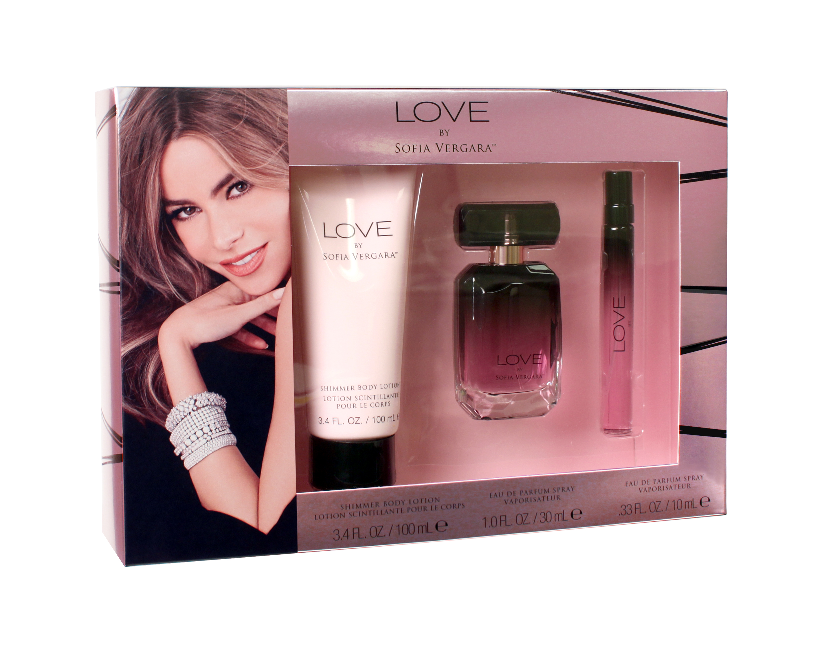 sofia  sofia vergara love  piece fragrance gift set  women