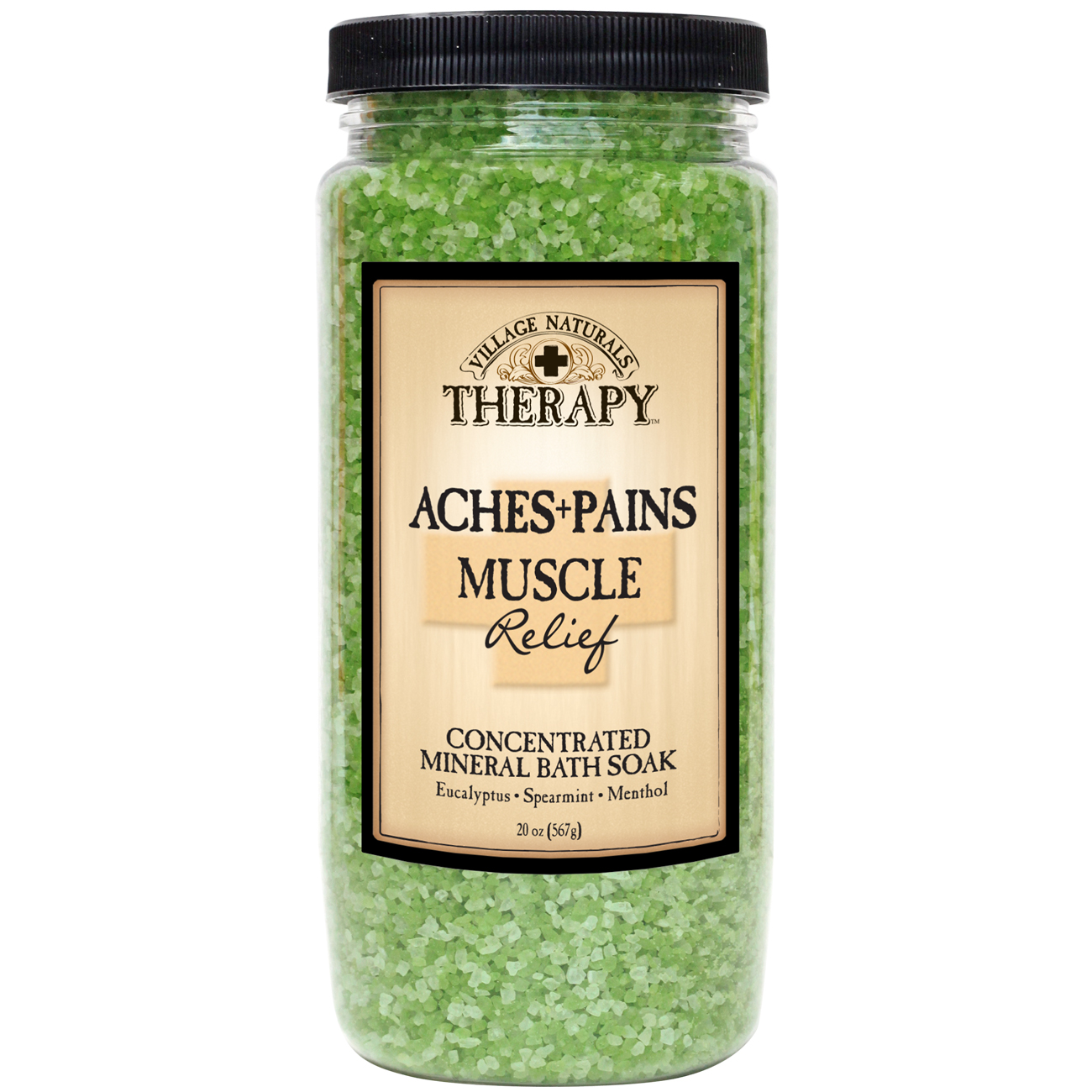 Villiage Naturals Therapy Aches and Pains Muscle Soak, 20 oz (567 g)