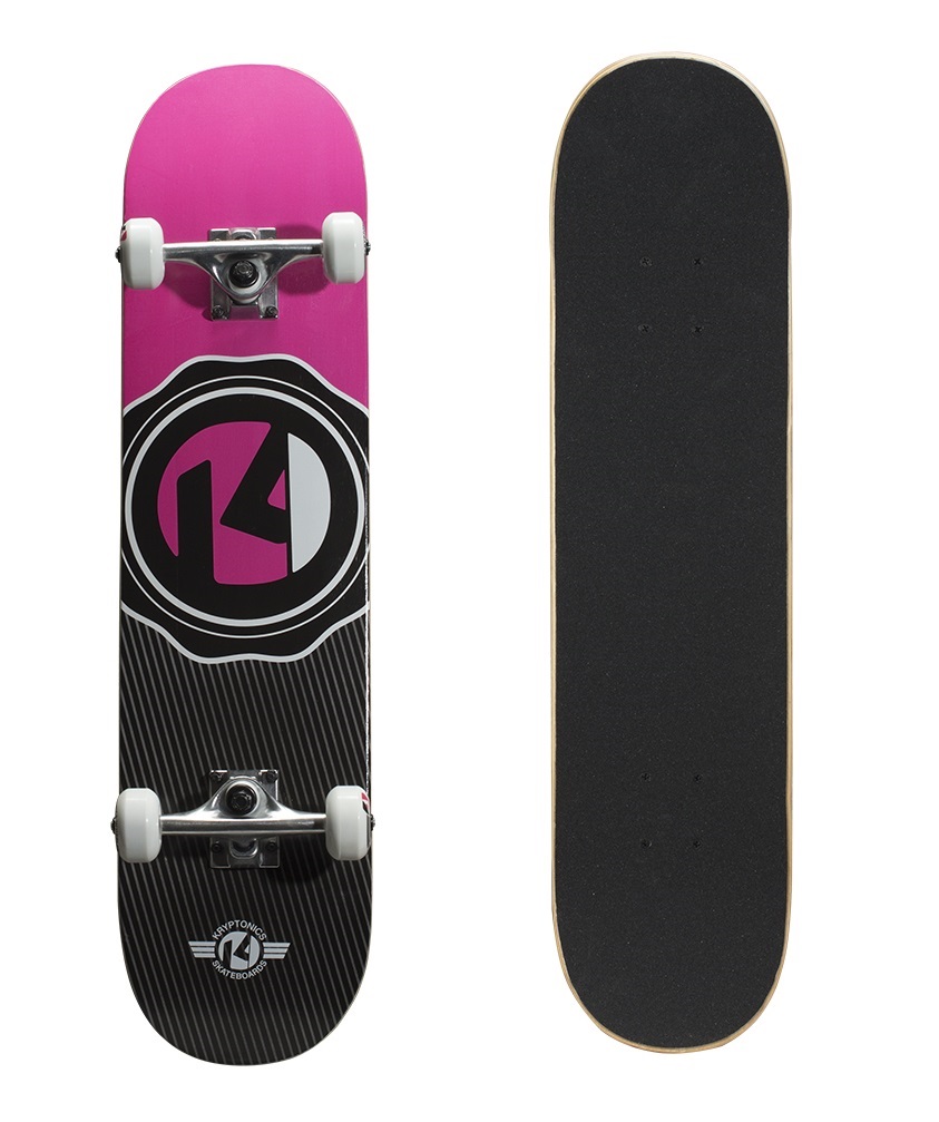 Skateboard Complet Kryptonics California Series - Planche 8 Plis, Roues 69mm, Roulements ABEC 7