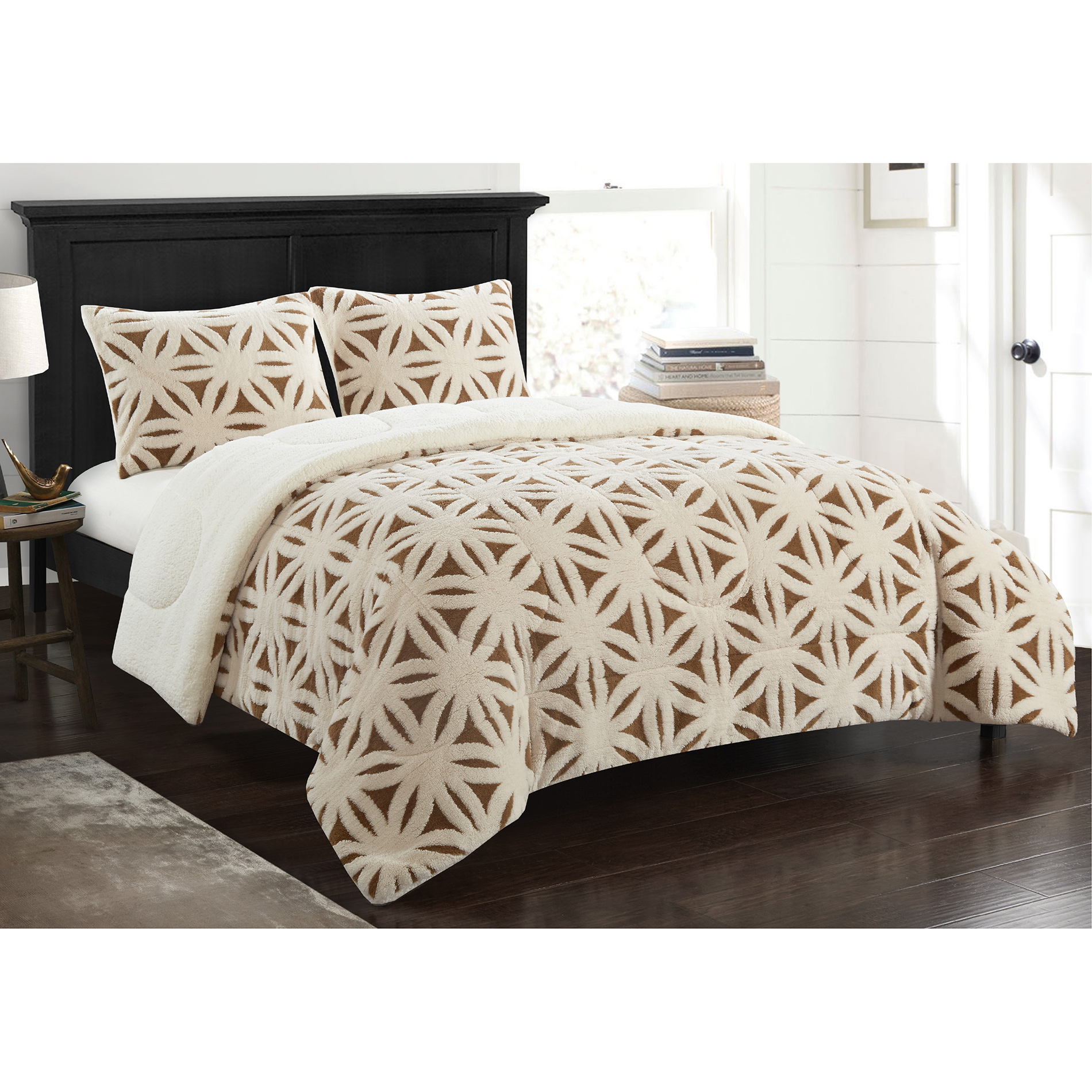 Beige Tan Bed Size Full Queen Comforters Comforter Sets Kmart