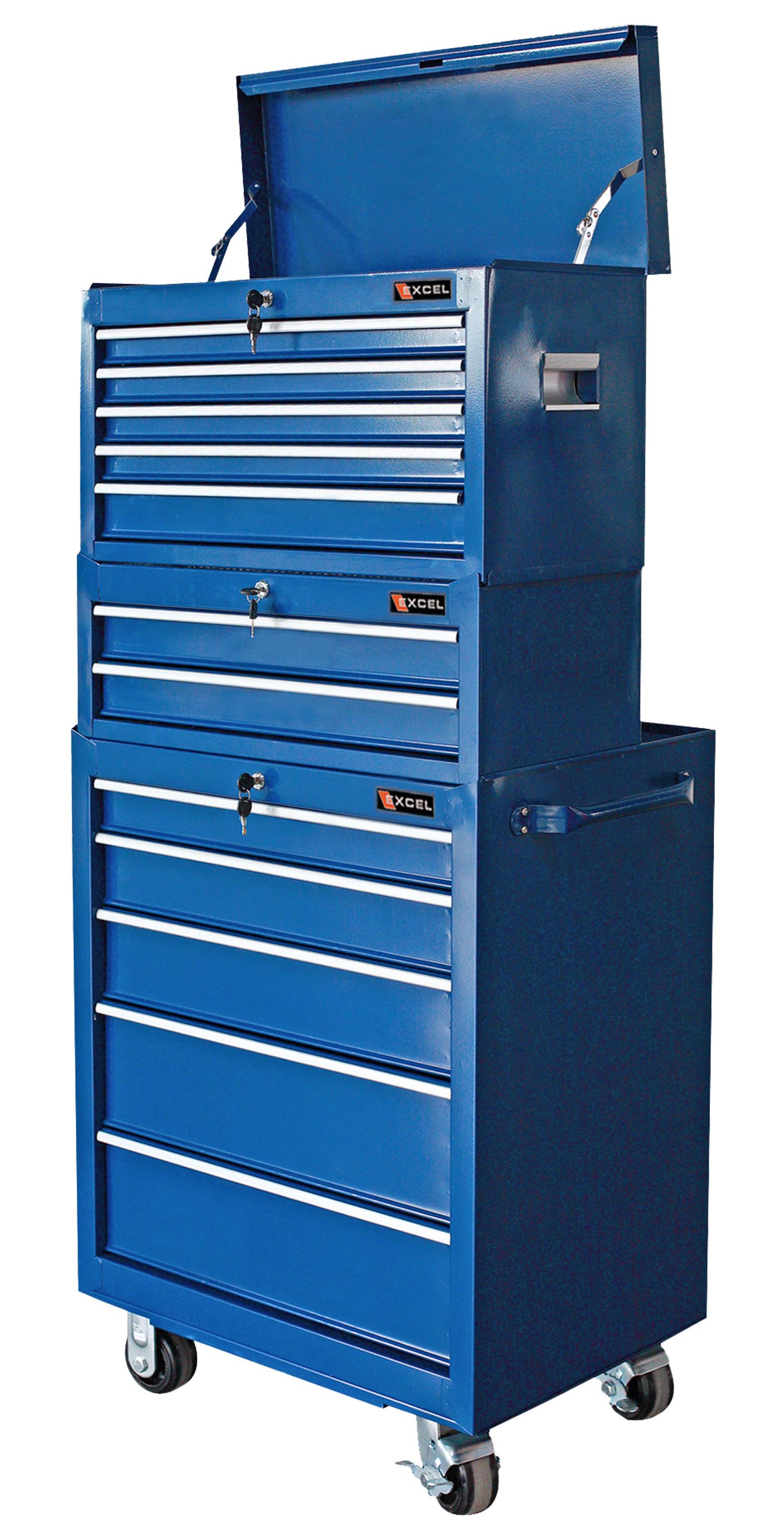 Excel 26 - Inch 12 Drawer Combo - Blue
