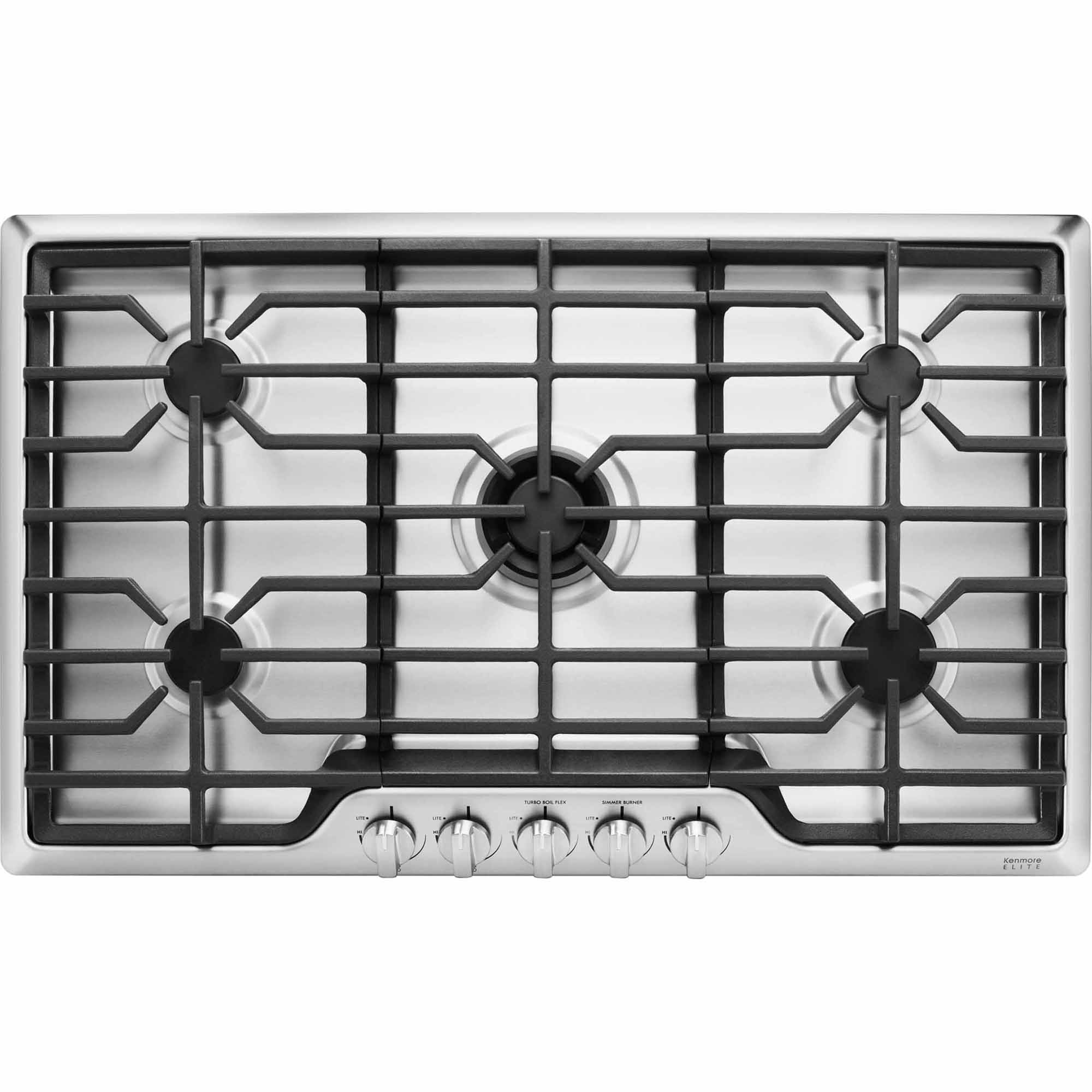 Kenmore Elite 32713 36 Gas Cooktop Stainless Steel