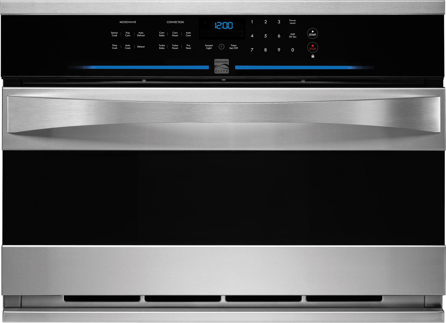 Kenmore Elite 48893 27" Built-in Convection Microwave - Stainless Steel