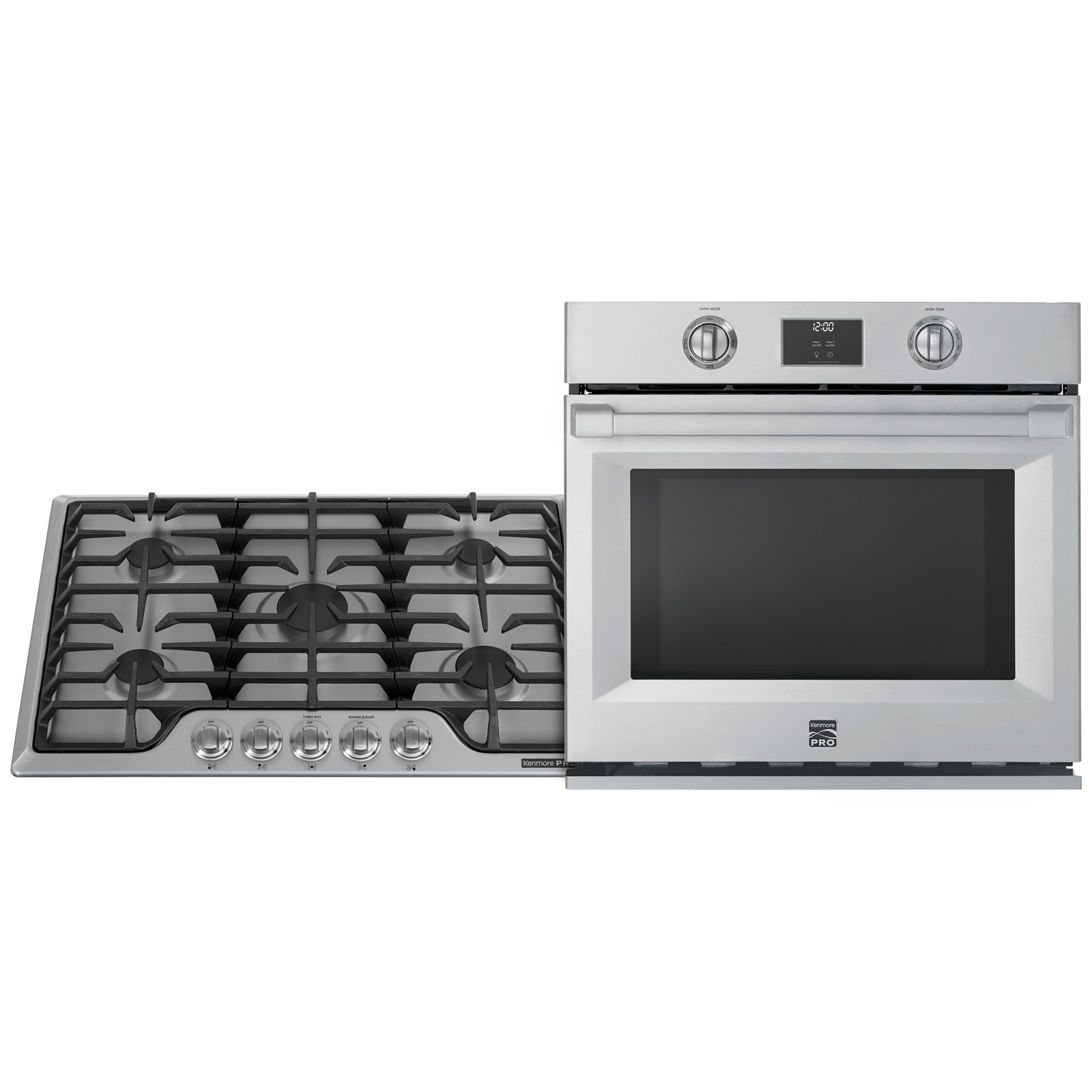 Kenmore Pro Kenmore Pro Stainless Steel Wall Oven And 30 Gas