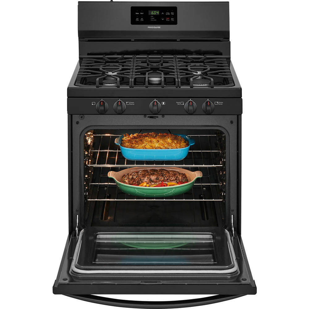 Frigidaire FFGF3054TB 30" Freestanding Gas Range Black