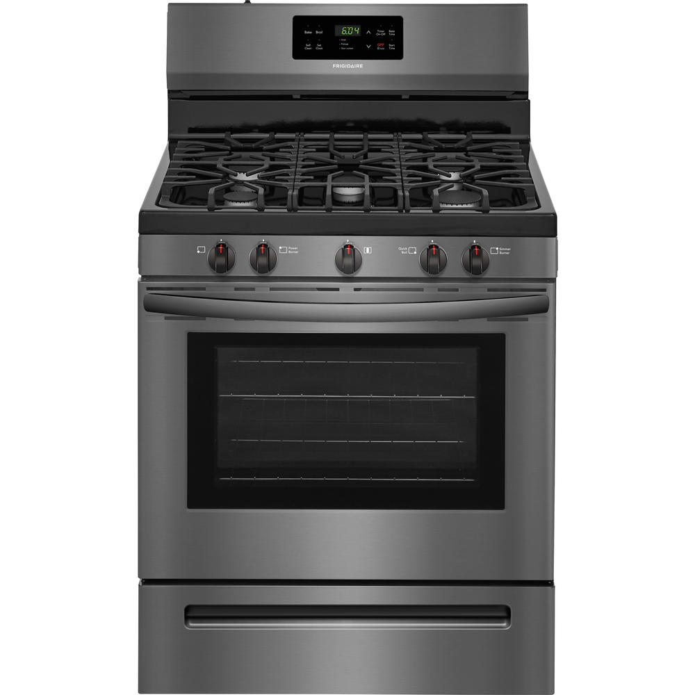 Frigidaire FFGF3054TD 30" Freestanding Gas Range Black Stainless Steel