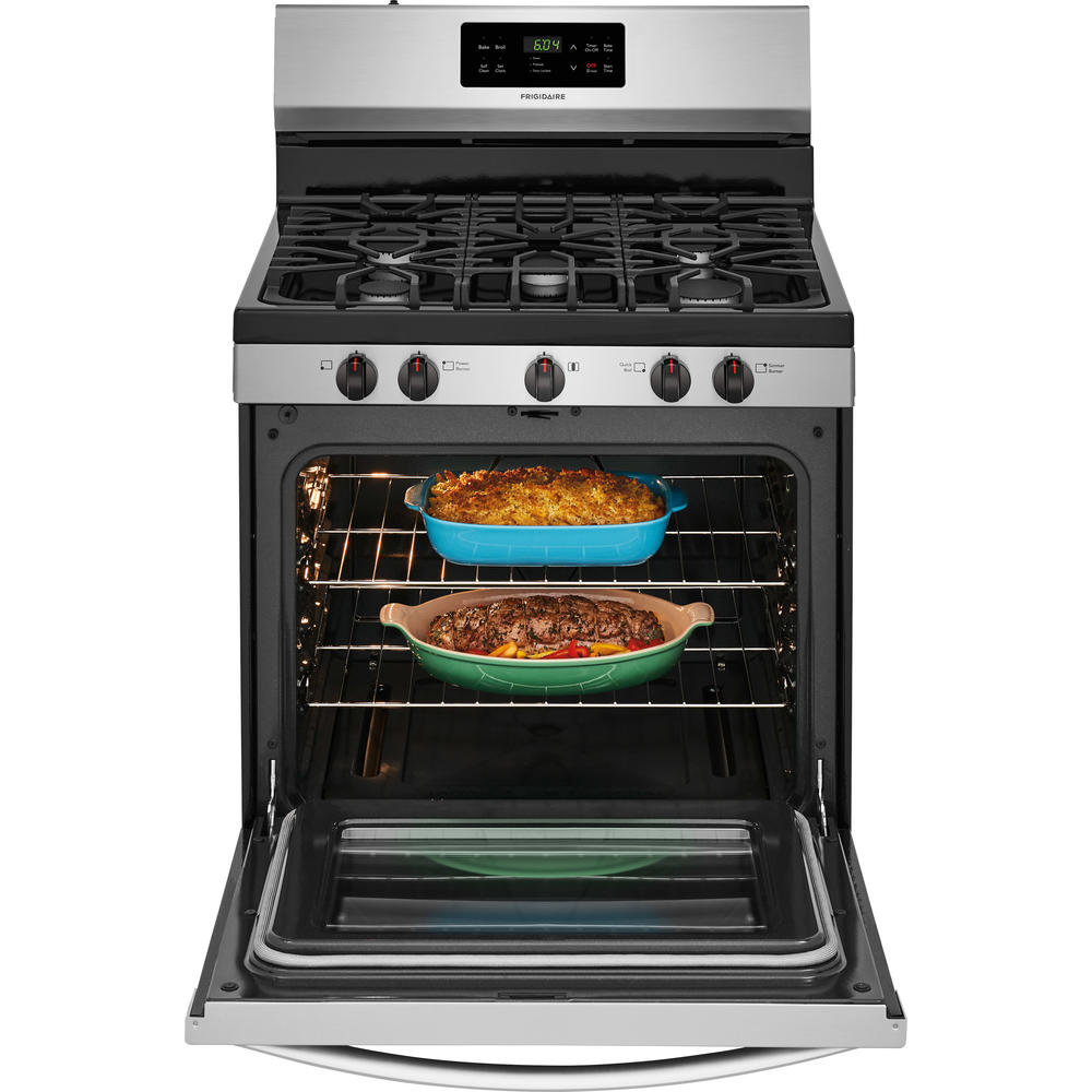 Frigidaire FFGF3054TS 30" Freestanding Gas Range &#8211; Stainless Steel