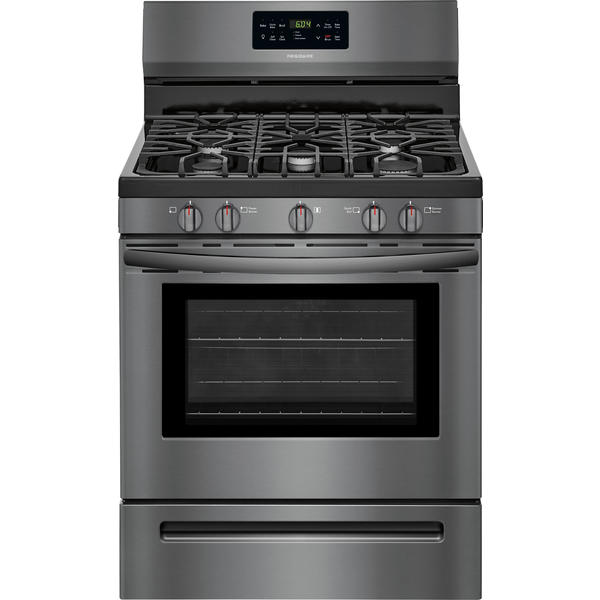 Frigidaire FFGF3056TD 30" Gas Freestanding Range Stainless Black