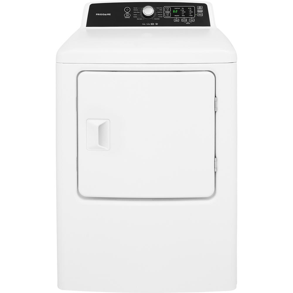 Frigidaire FFRE4120SW 6.7 cu. ft. Freestanding Electric Dryer - White