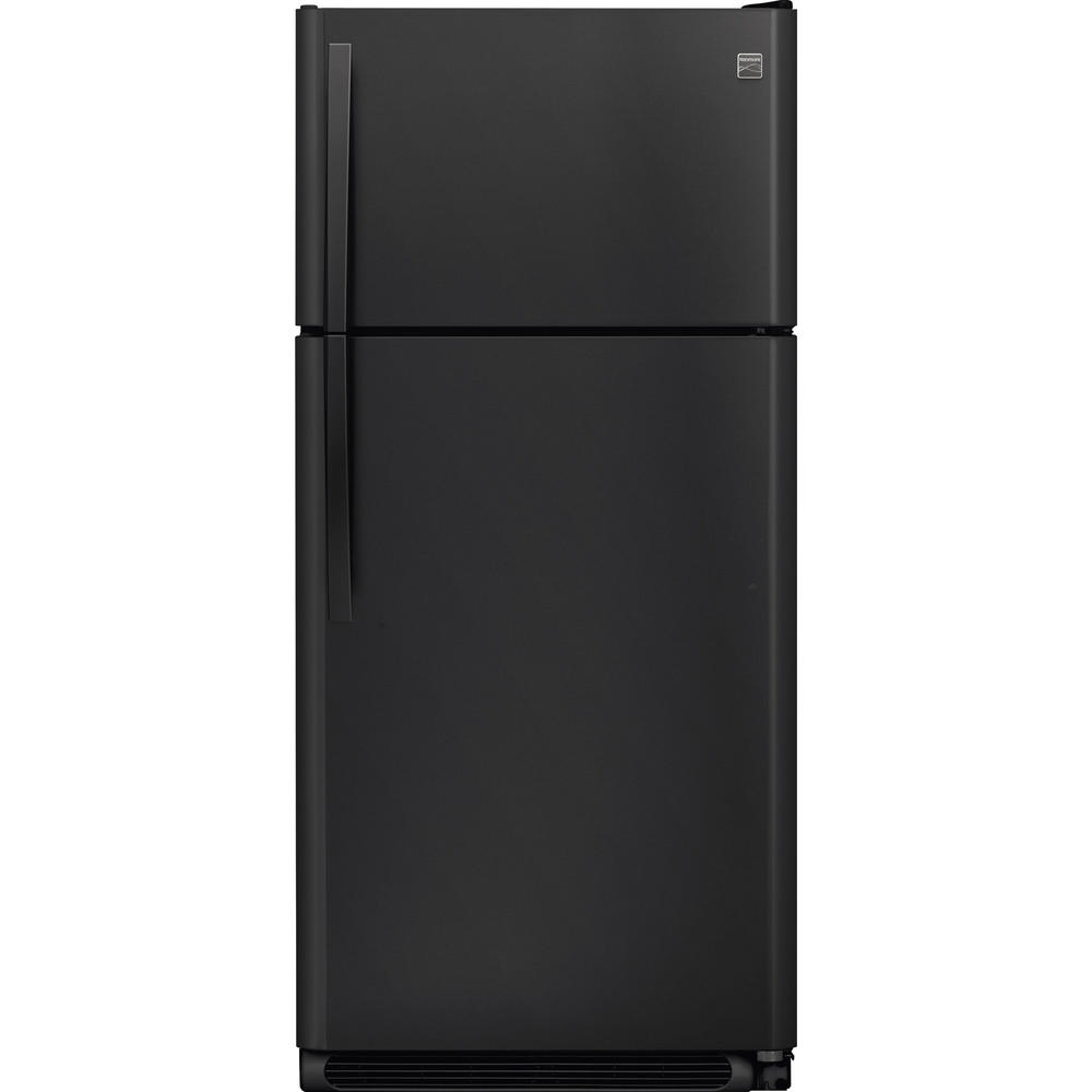 Kenmore 70819 18 cu ft Top-Freezer Refrigerator ENERGY STAR with Ice Maker Pre-Installed - Black