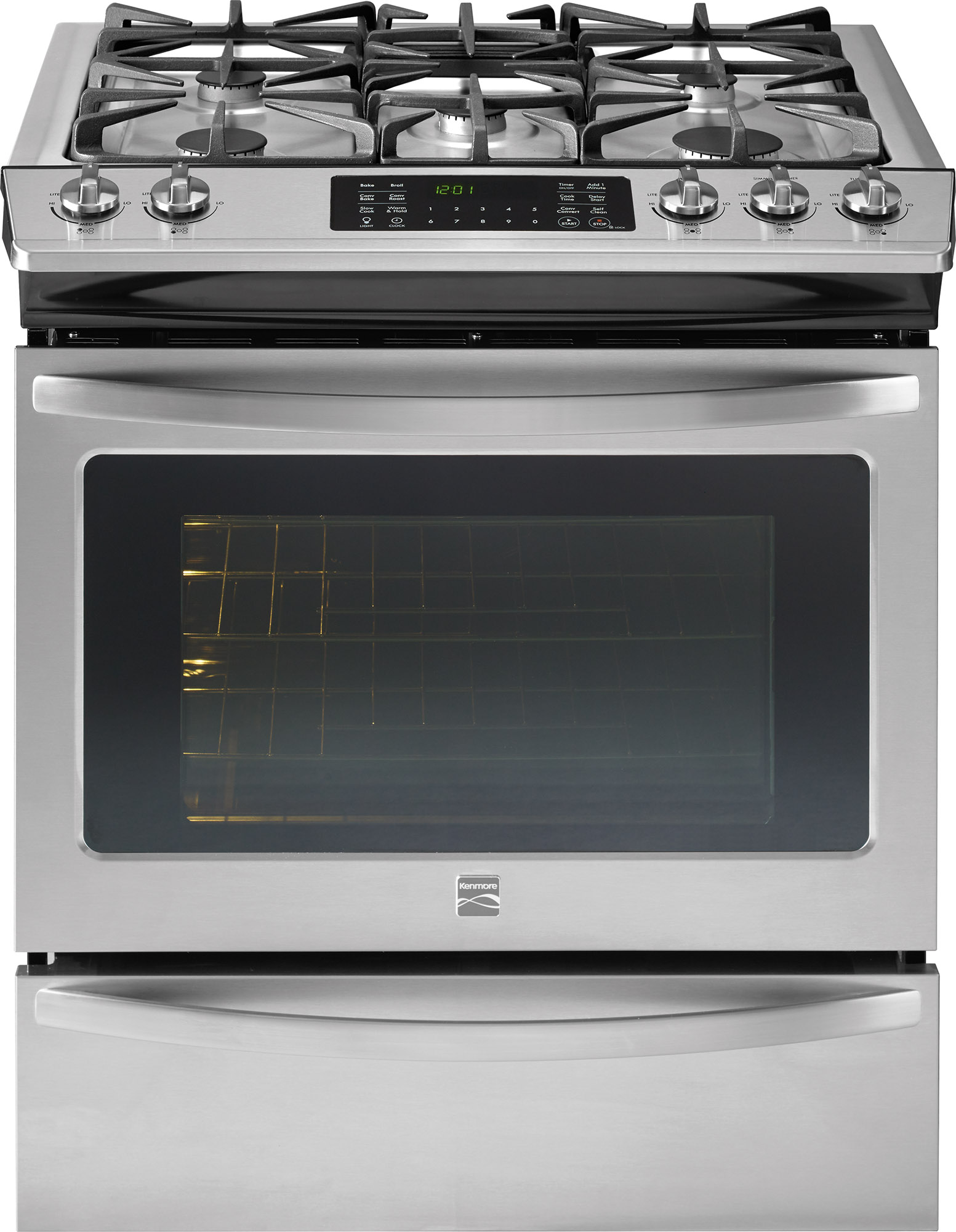 Kenmore 32673 4.5 cu. ft. SlideIn Gas Range w/True Convection Cooking