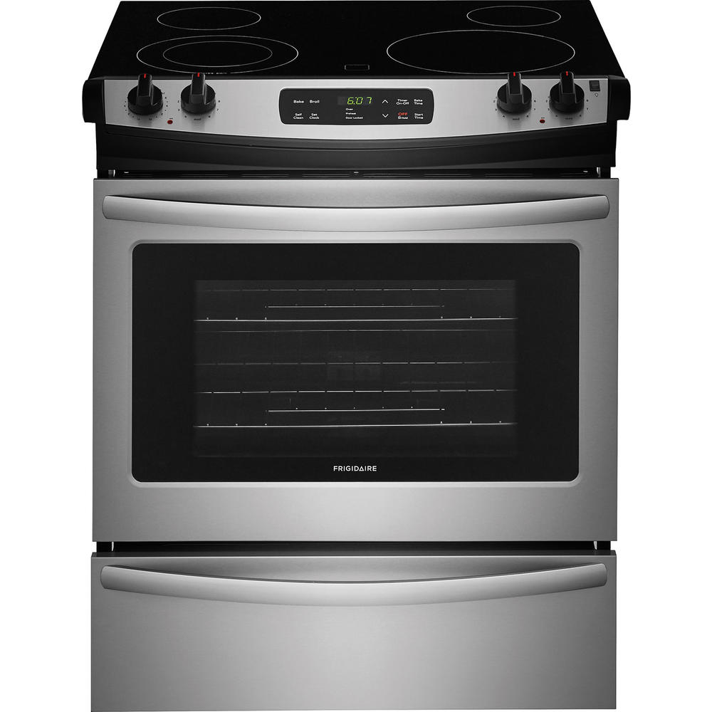Frigidaire FFES3026TS  30" Slide-In Electric Range - Stainless Steel