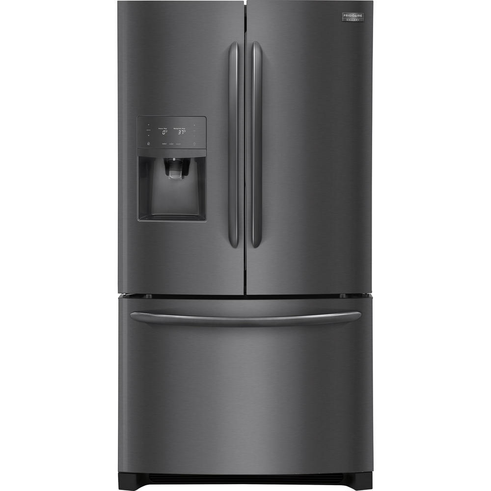 Frigidaire Gallery FGHD2368TD 21.7 cu. ft. Counter-Depth French Door Refrigerator - Black Stainless Steel