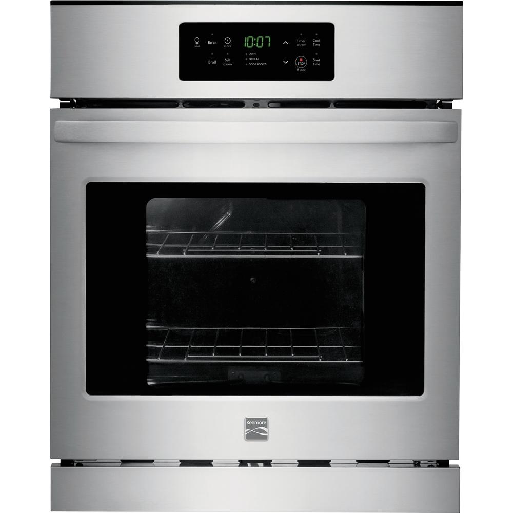 Kenmore 40543 24" SelfCleaning Electric Wall Oven Stainless Steel
