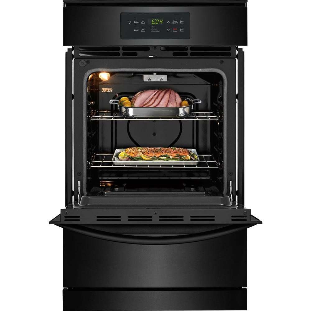 Frigidaire FFGW2426UB 24" Single Gas Wall Oven Black