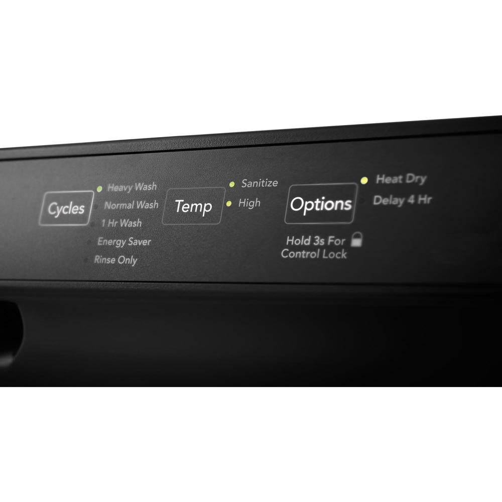 Frigidaire FFCD2418UB 24" BuiltIn Dishwasher Black